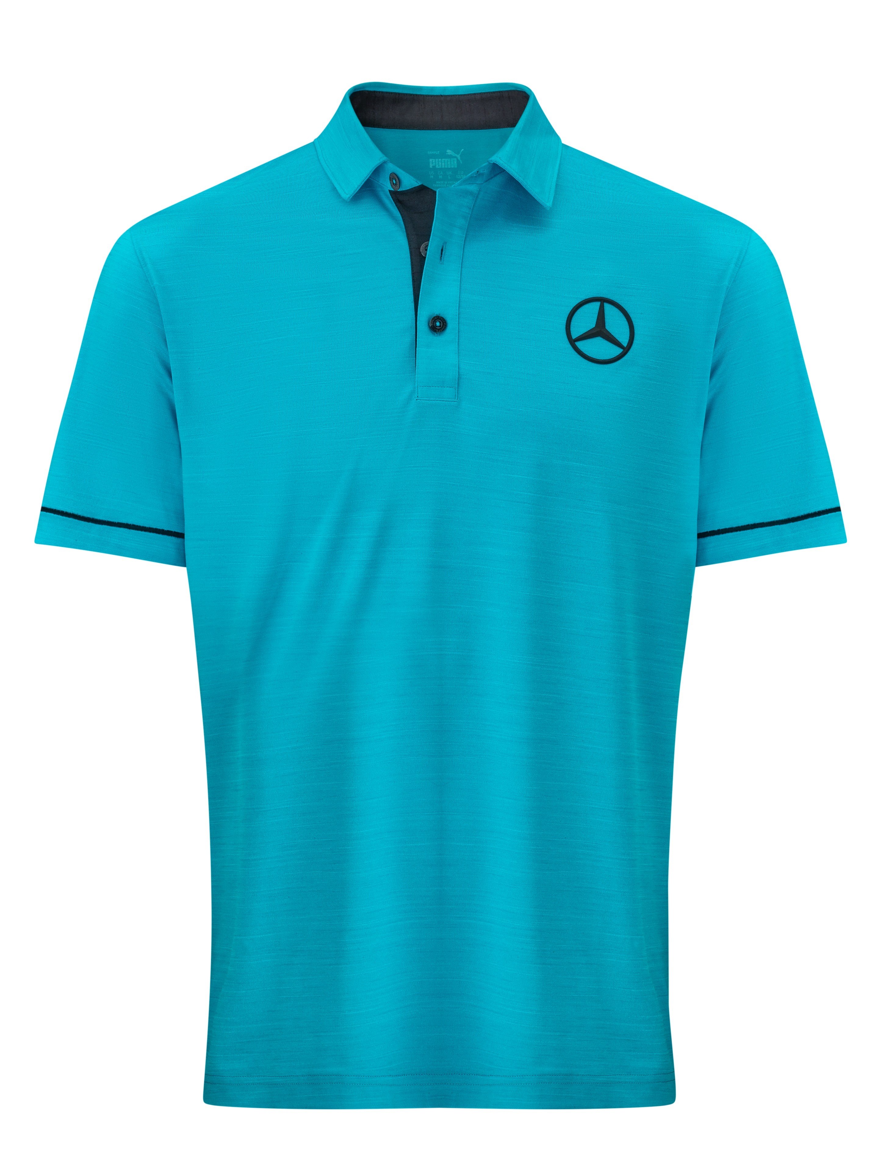 Golf-Poloshirt Herren, Cloudspun Haystack - Aqua Blue, M
