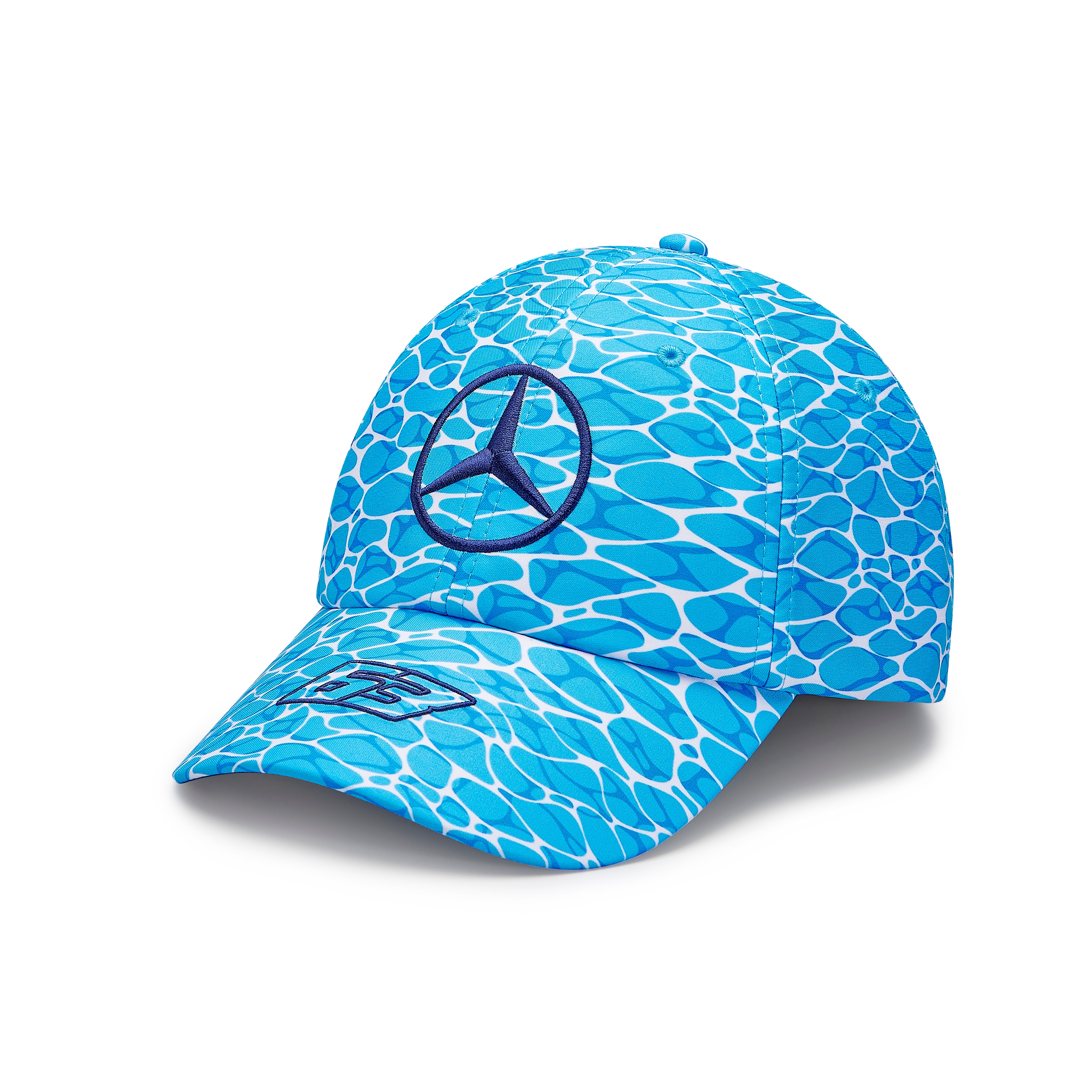 Cap, Special Edition George Russell, NO DIVING, Mercedes-AMG F1 - blau, Polyester Cap, Special Edition George Russell, NO DIVING, Mercedes-AMG F1 - blau, Polyester