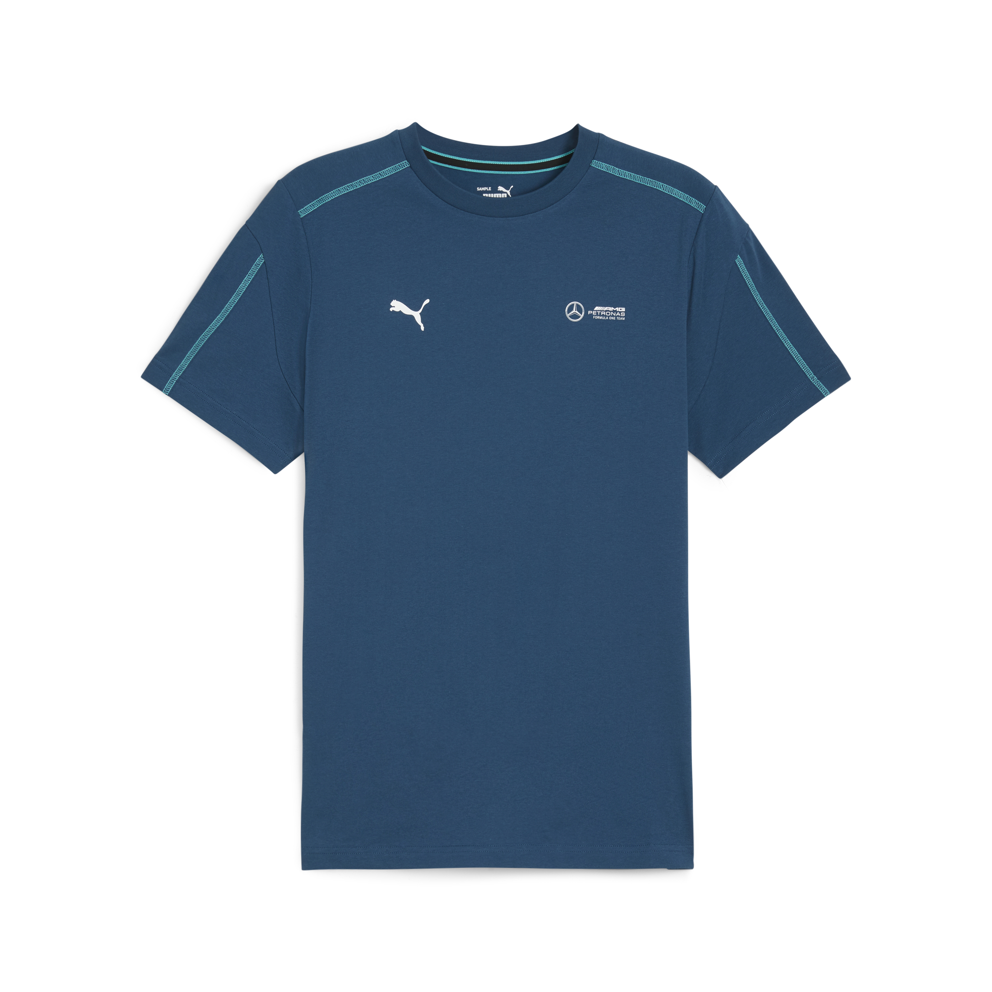 T-Shirt, Unisex, Mercedes-AMG F1 - blau, XS