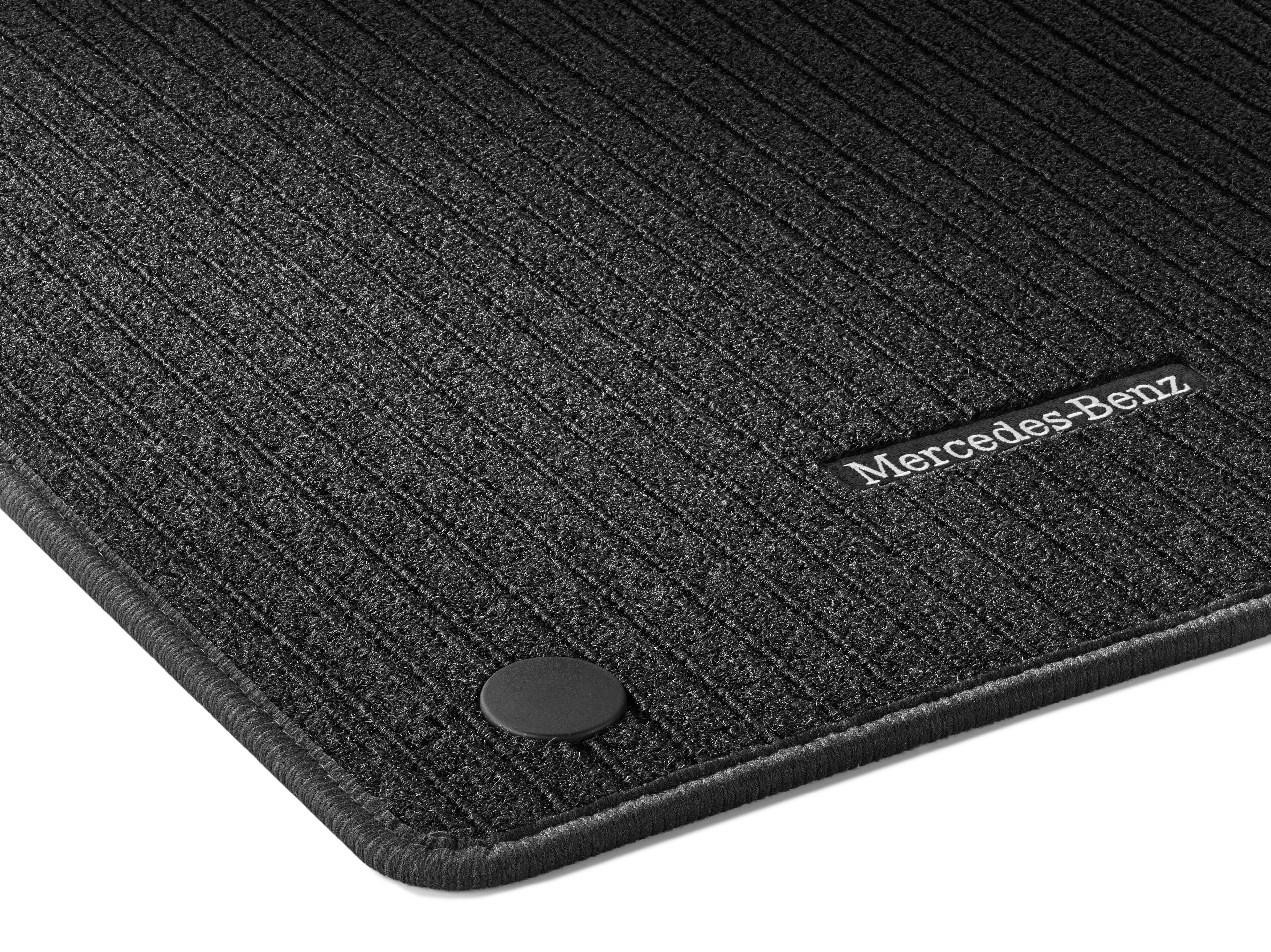 Ripsmatten, CLASSIC, Fahrer-/Beifahrermatte, 2-teilig, mit H00 - LL, schwarz