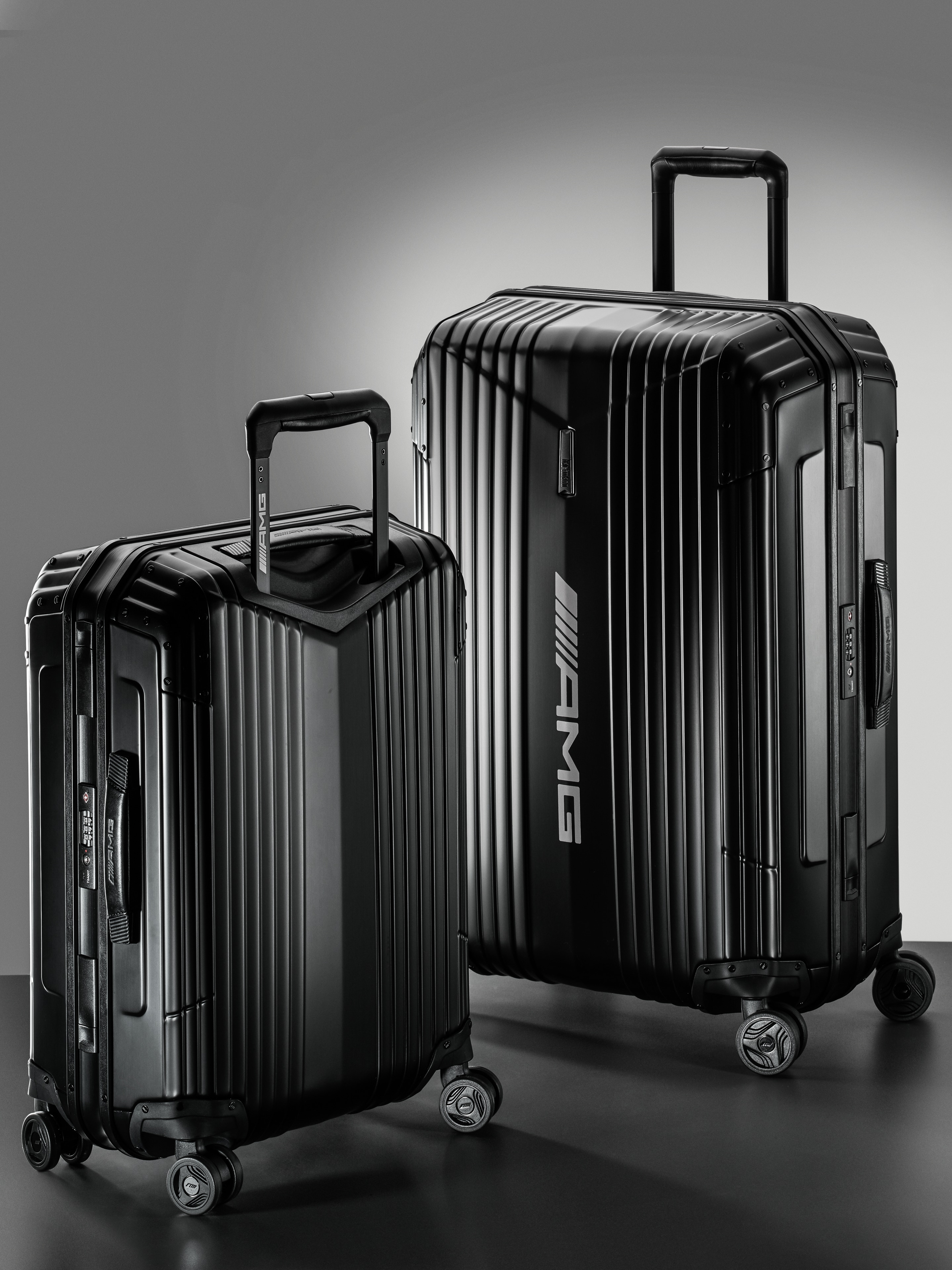 AMG Koffer, 7R Master, 70 cm - schwarz, Aluminium, Hartmann, 73 l