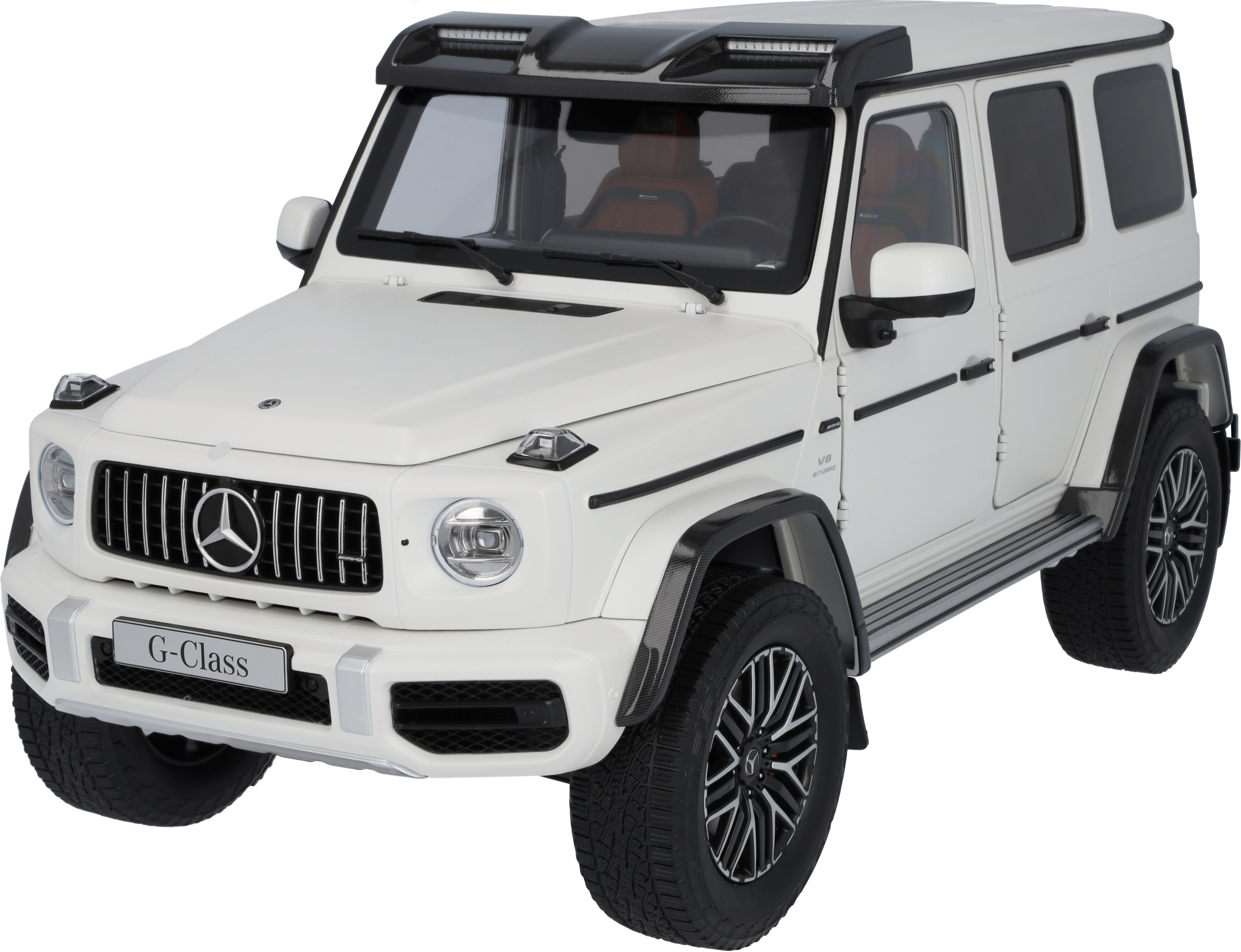 Mercedes-AMG G 63 4x4², W463 - G manufaktur opalithweiß magno, NZG, 1:12