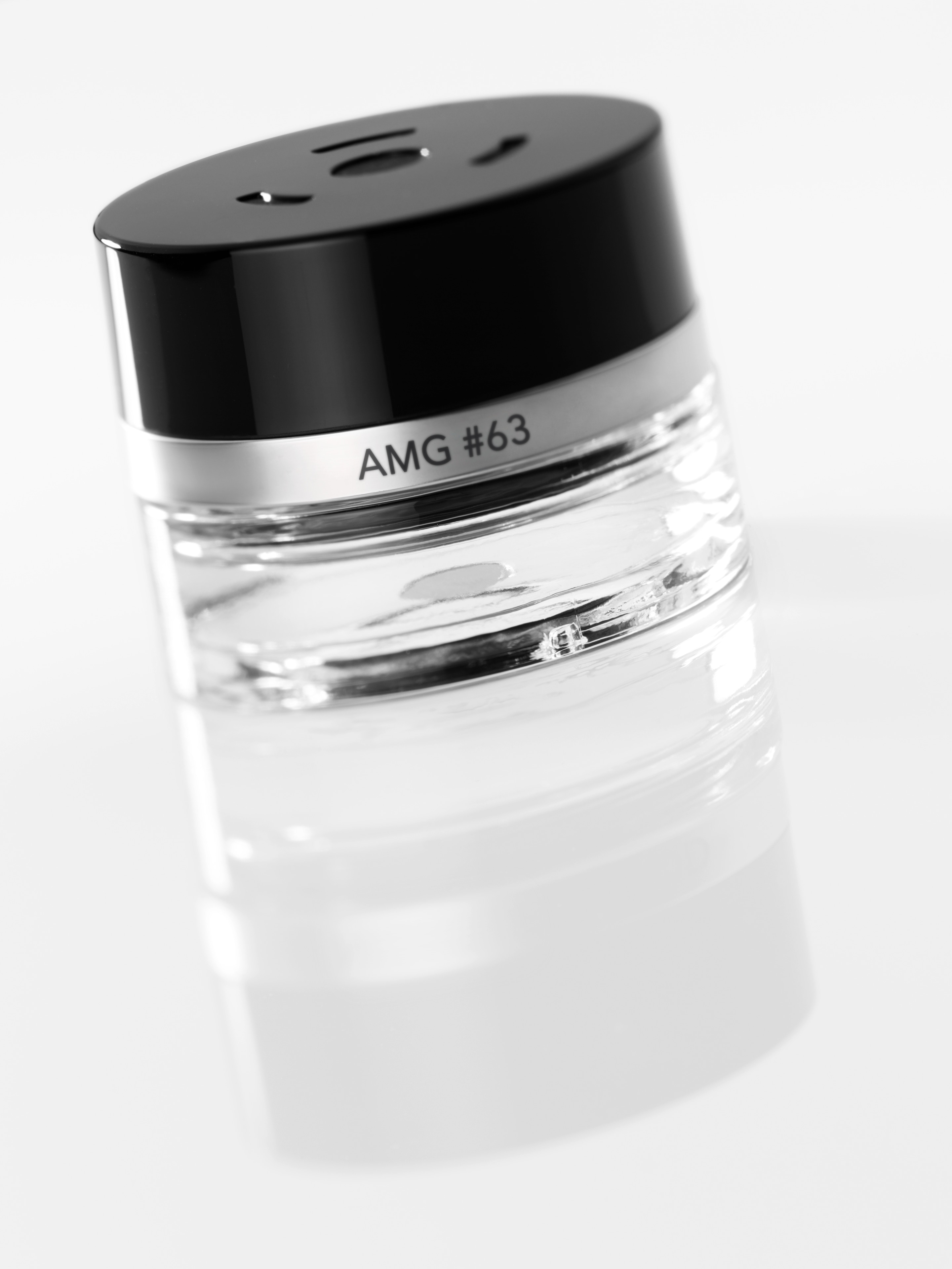 Flakon, AMG #63 - transparent / schwarz, Glas, 15 ml