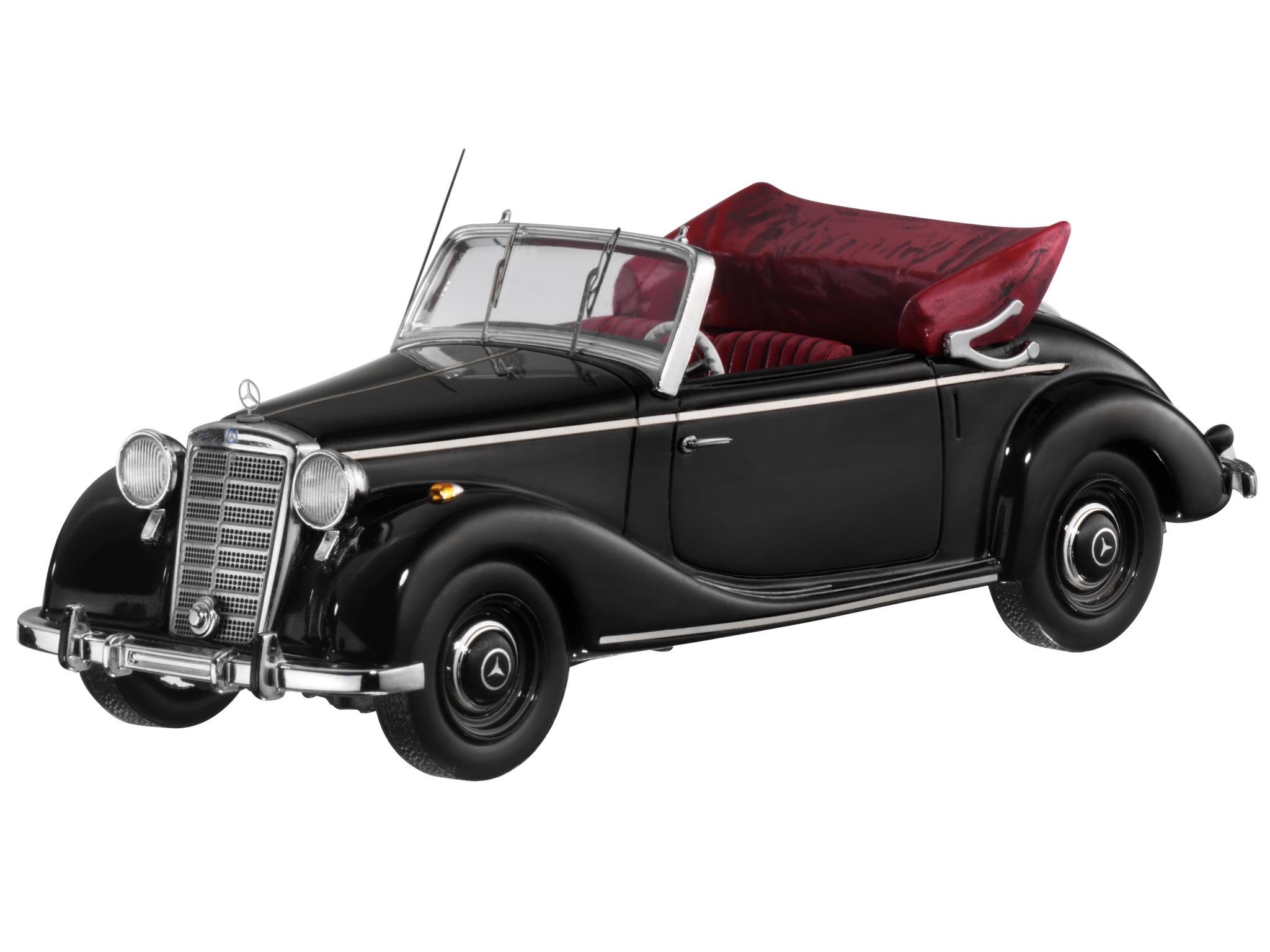 170 S Cabriolet A, W 136, 1949-1951 - schwarz, Minimax, 1:43