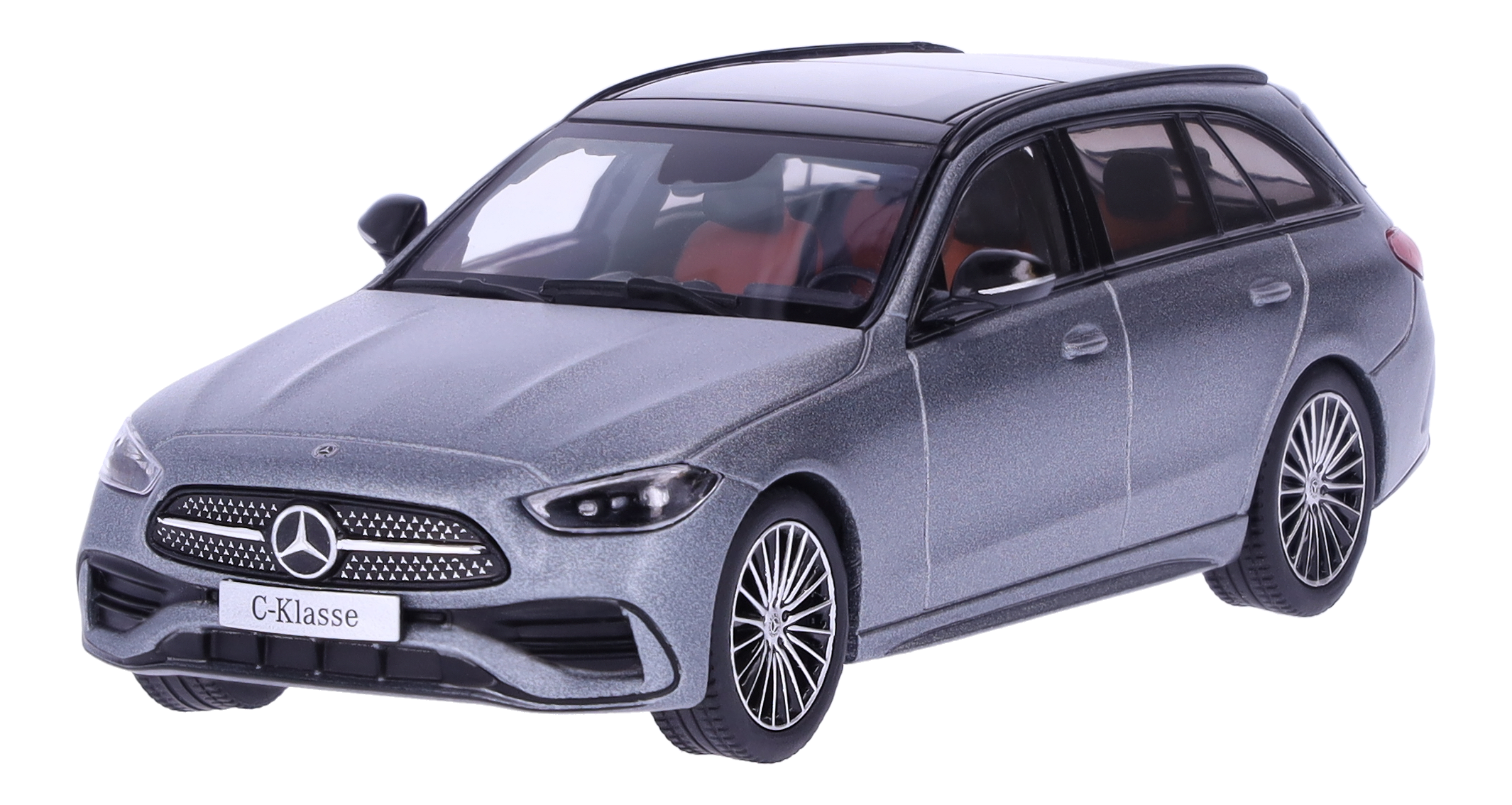 C-Klasse, T-Modell, AMG Line, S206 - designo selenitgrau magno, Herpa, 1:43 C-Klasse, T-Modell, AMG Line, S206 - designo selenitgrau magno, Herpa, 1:43