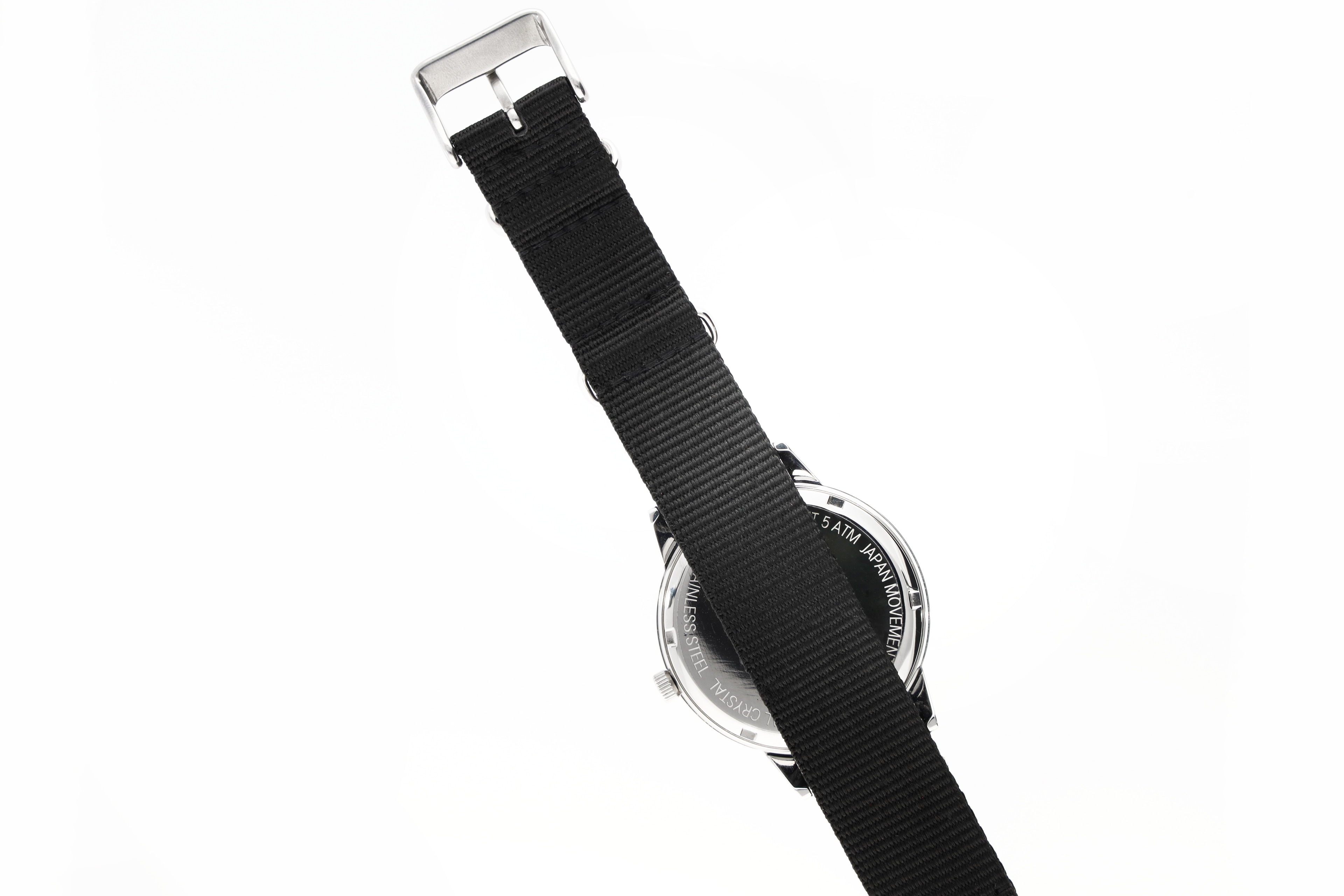 Armbanduhr Herren - schwarz / blau / silberfarben, Edelstahl / Nylon Armbanduhr Herren - schwarz / blau / silberfarben, Edelstahl / Nylon