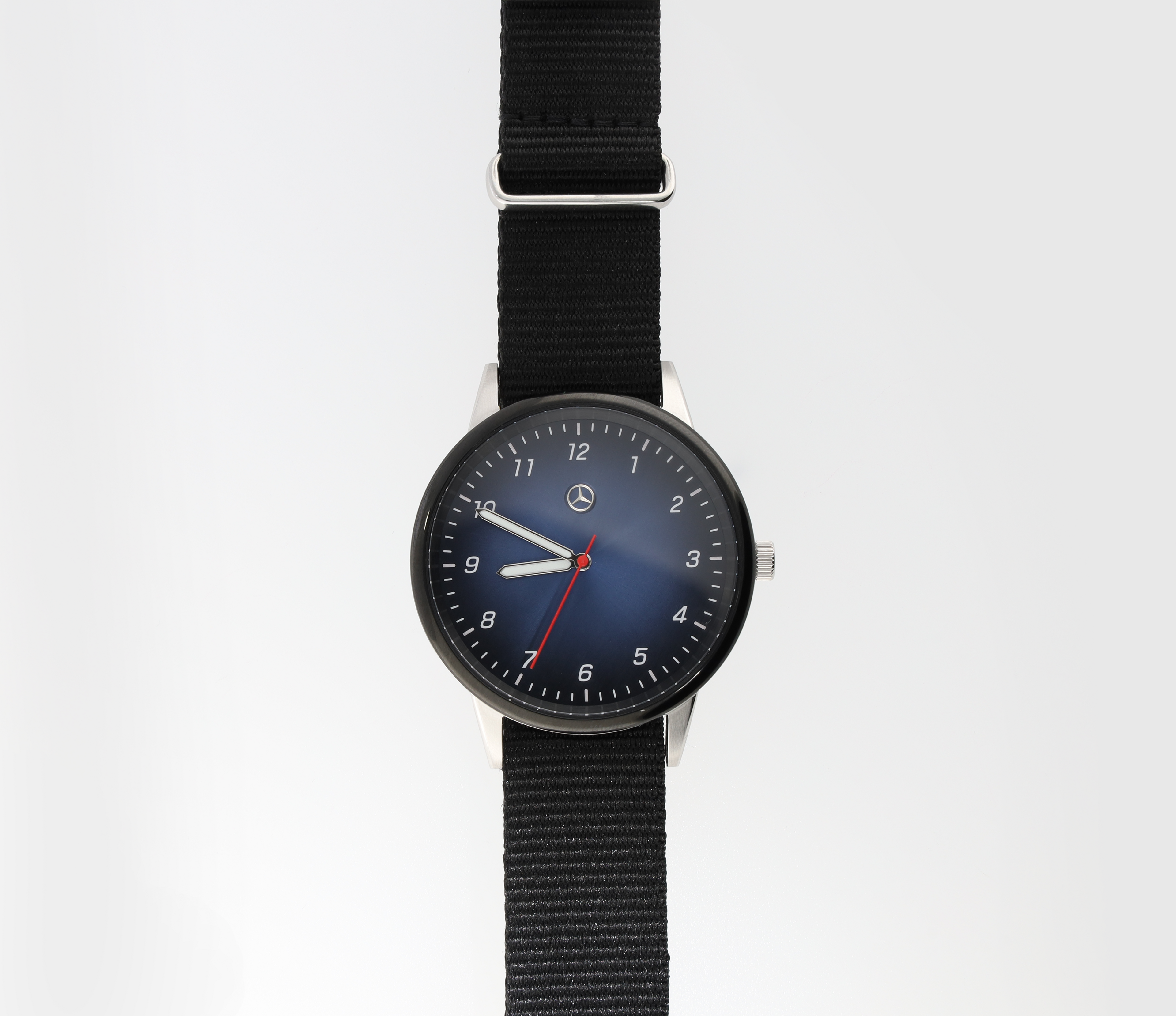 Armbanduhr Herren - schwarz / blau / silberfarben, Edelstahl / Nylon Armbanduhr Herren - schwarz / blau / silberfarben, Edelstahl / Nylon