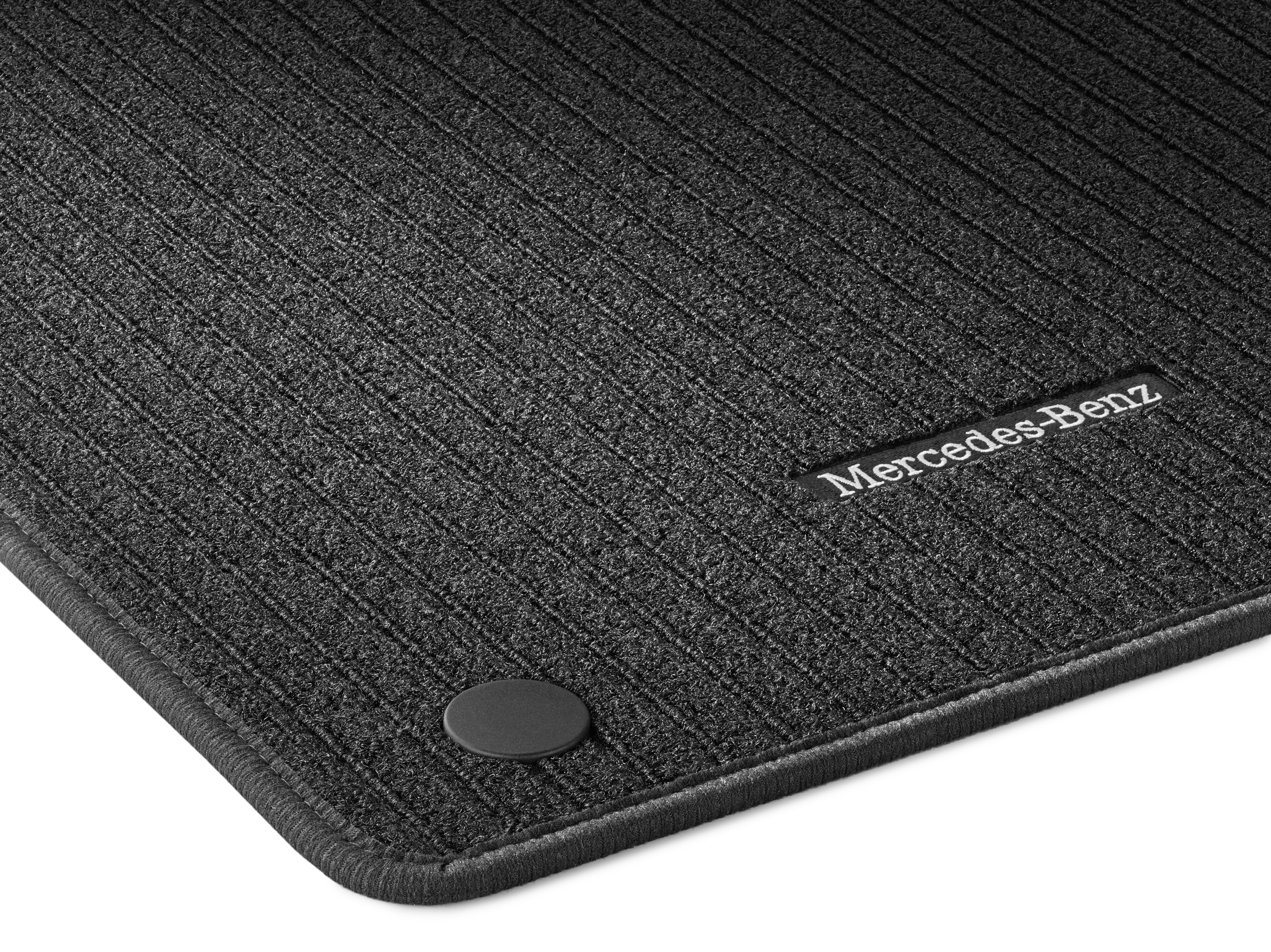 Ripsmatten, CLASSIC, Fahrer-/Beifahrermatte, 2-teilig, ohne H00 - LL, schwarz