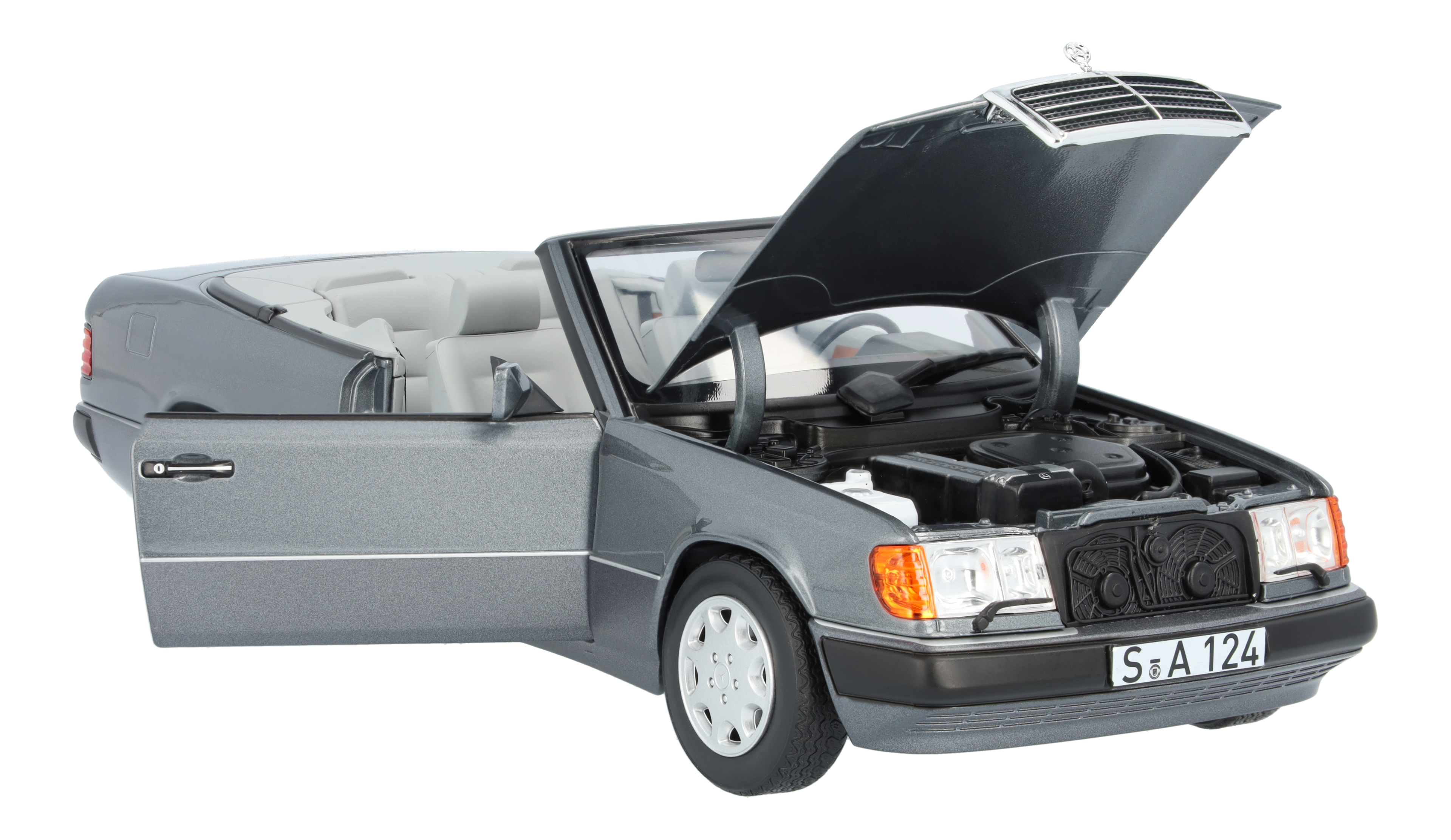 300 CE-24 Cabriolet A 124 (1991-1993) - perlmuttgrau, Norev, 1:18 300 CE-24 Cabriolet A 124 (1991-1993) - perlmuttgrau, Norev, 1:18
