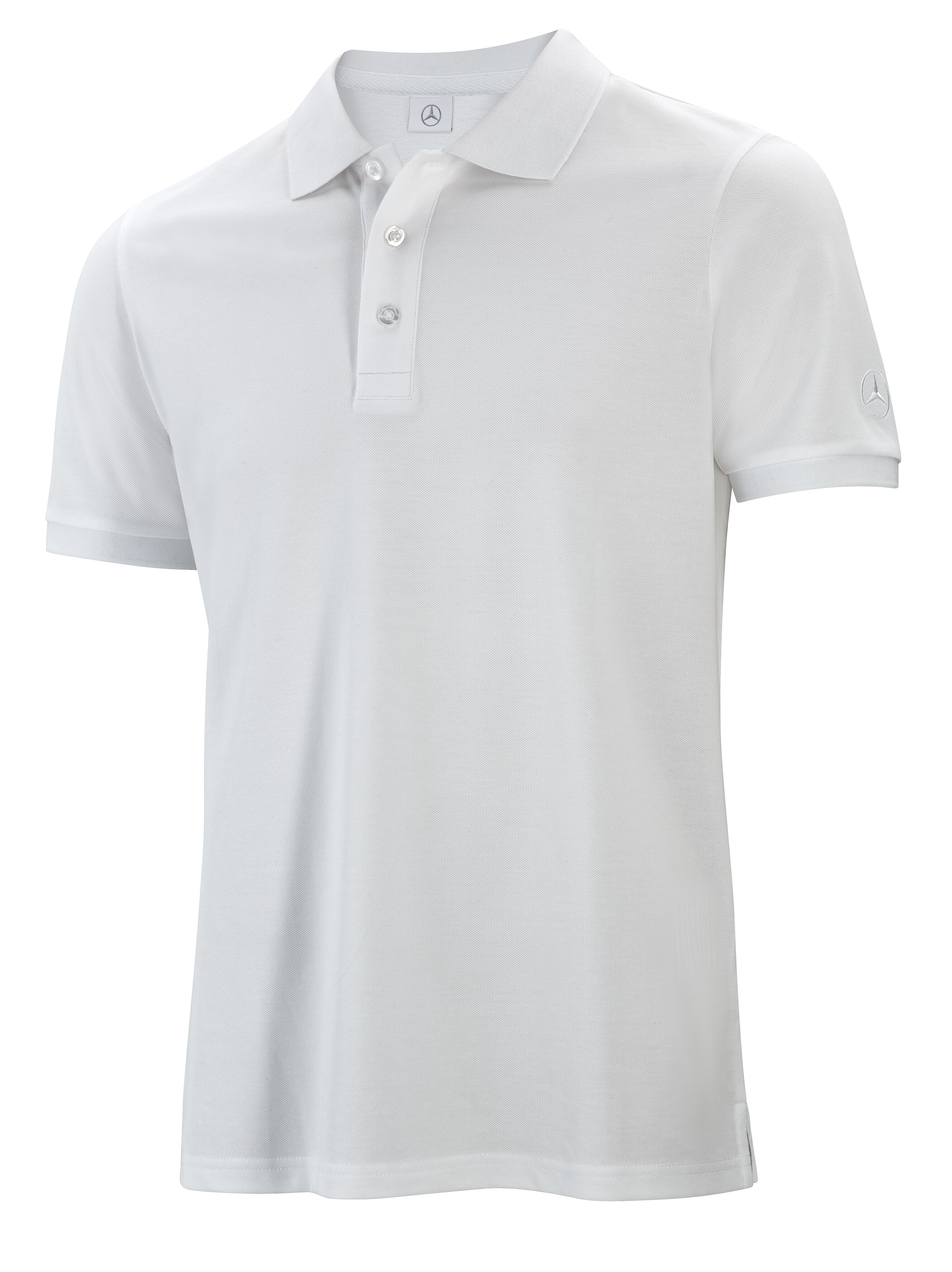 Poloshirt Herren - weiß, XS