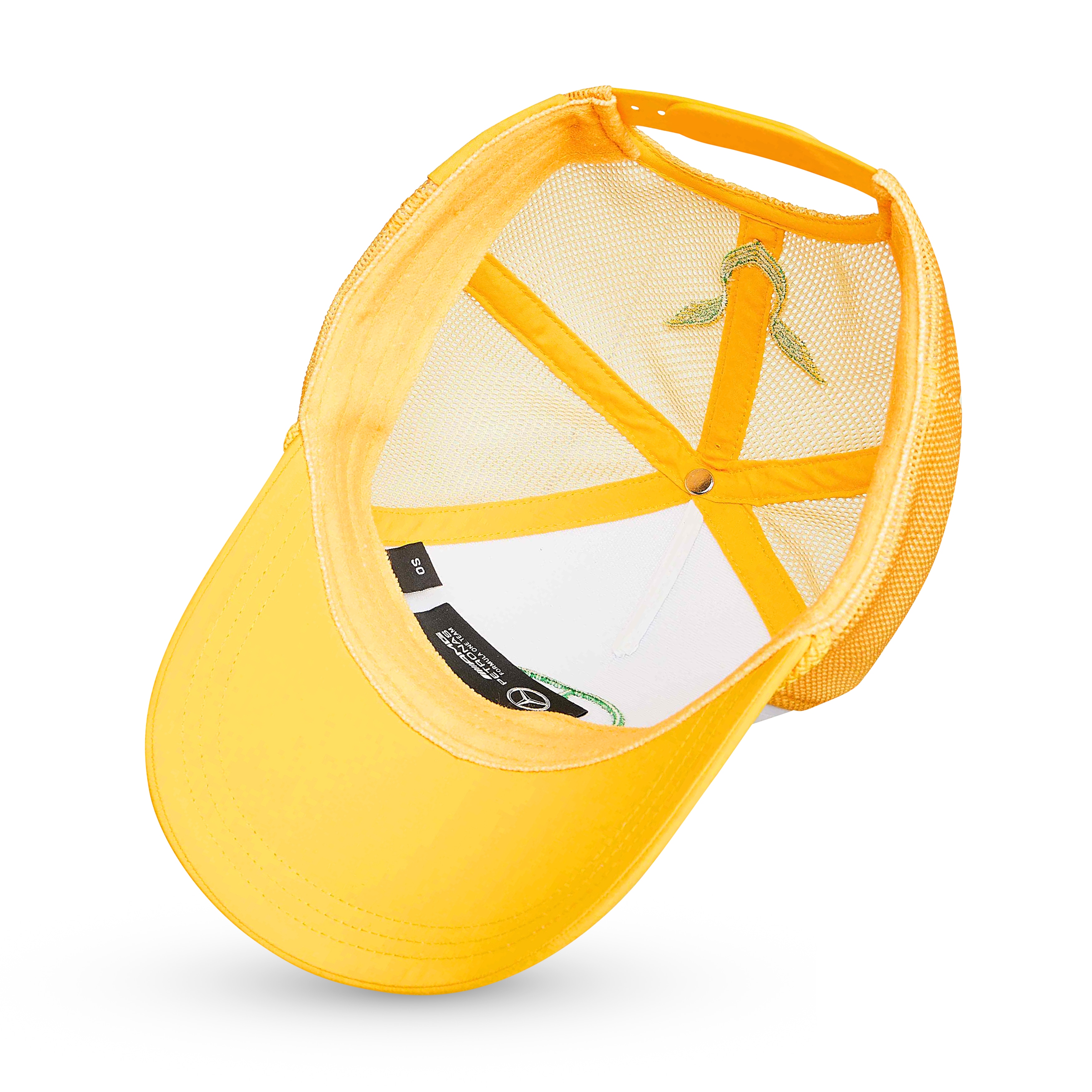 Cap, Lewis Hamilton, Special Edition Silverstone, 2024 - gelb, Polyester Cap, Lewis Hamilton, Special Edition Silverstone, 2024 - gelb, Polyester