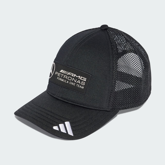 Trucker Cap, Team, Mercedes-AMG F1 - schwarz, Polyester (recycelt) / Elasthan