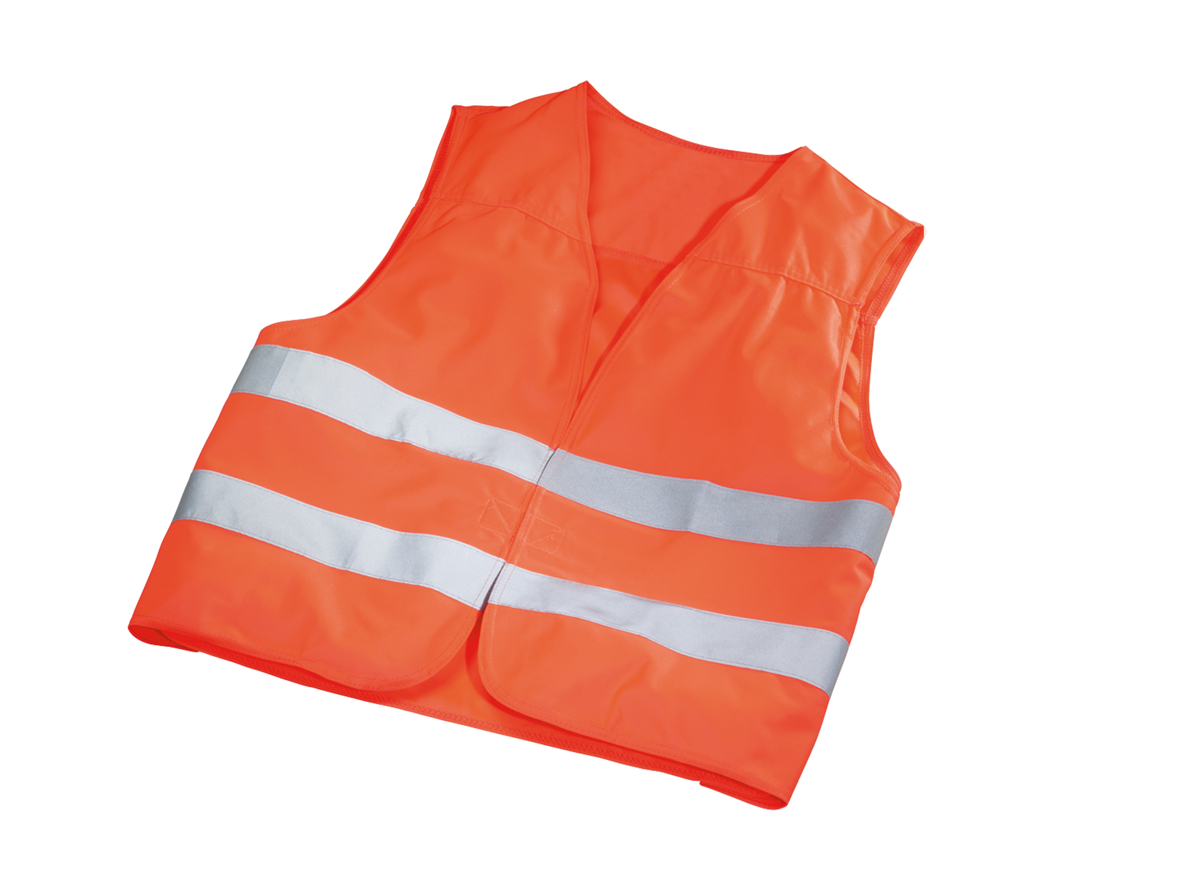Warnweste - orange, Polyester, LL/RL Warnweste - orange, Polyester, LL/RL