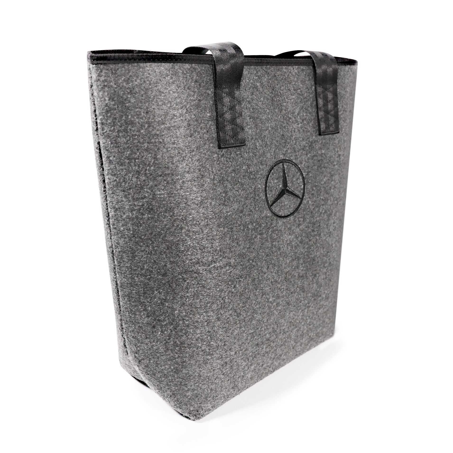 Einkaufstasche - grau / schwarz, Polyester Einkaufstasche - grau / schwarz, Polyester