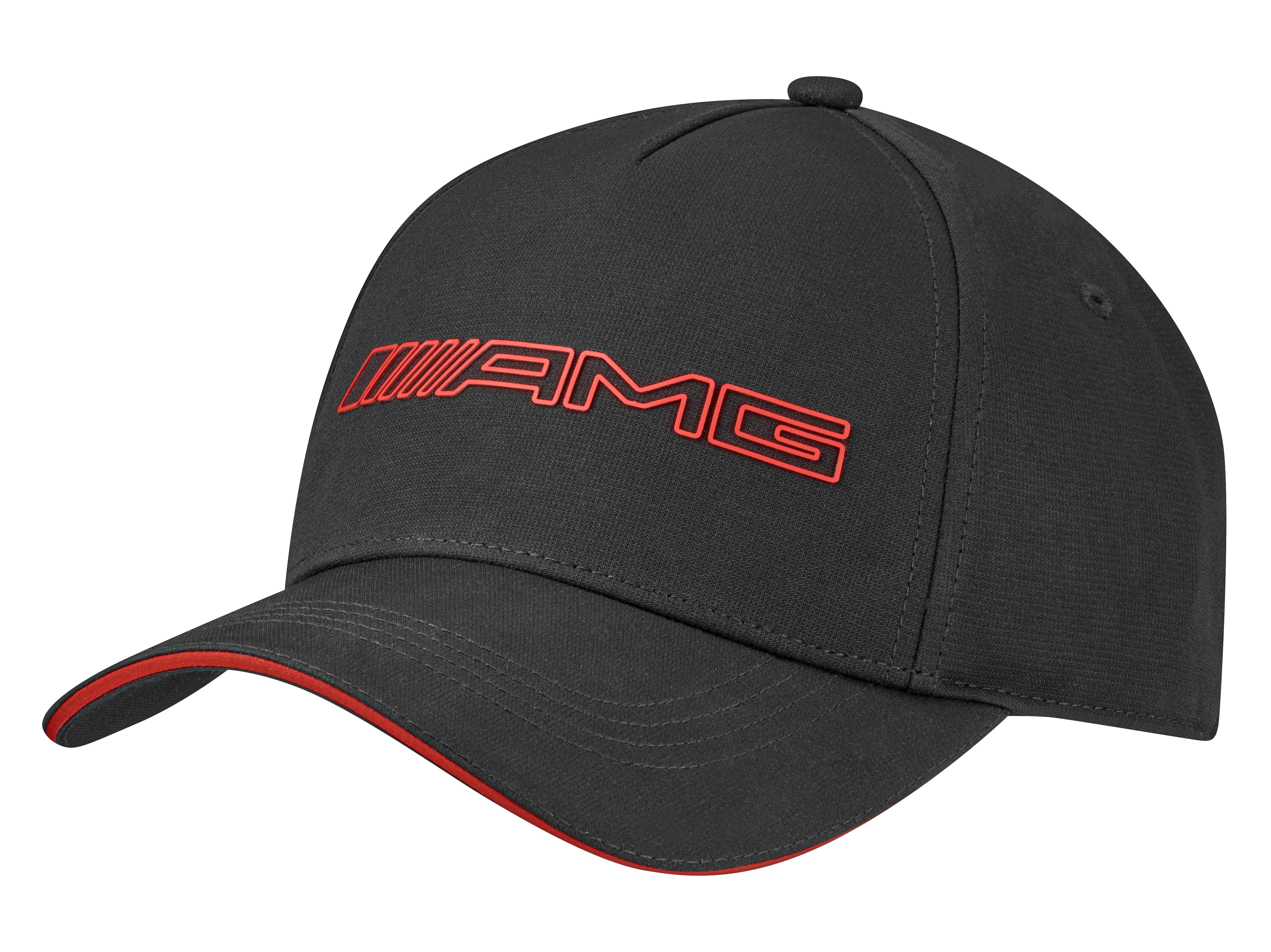 AMG Cap - schwarz / rot, Polyester (recycelt)