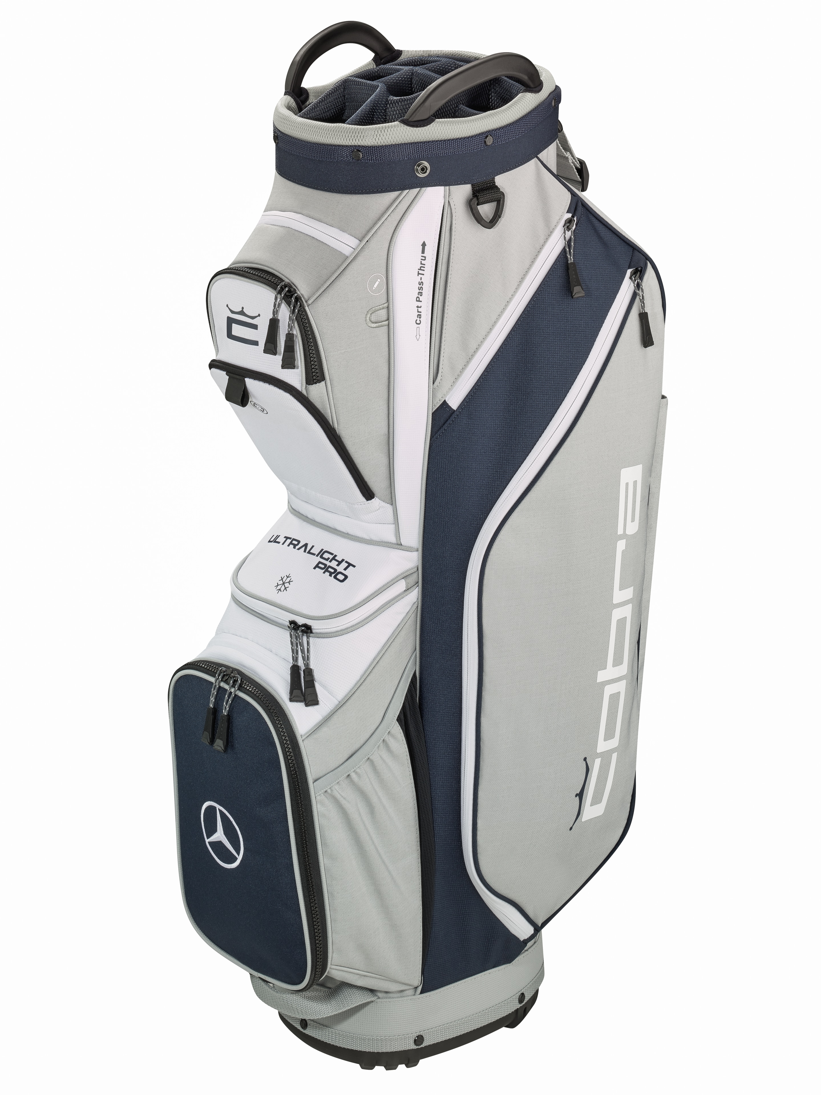 Golf-Cartbag, Ultralight Pro - grau / navy, Polyester Golf-Cartbag, Ultralight Pro - grau / navy, Polyester