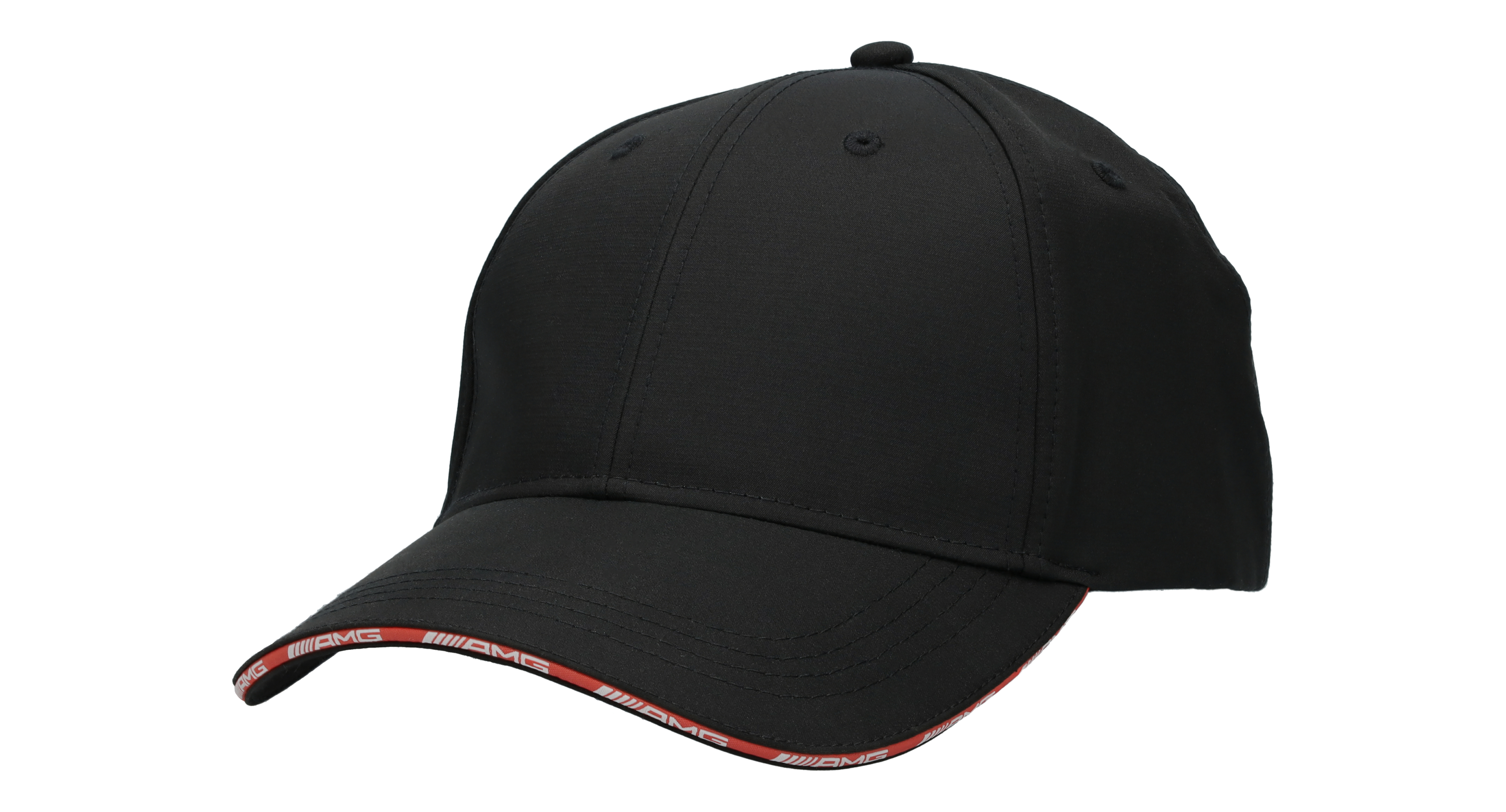 AMG Cap - schwarz / rot, Polyester / Baumwolle