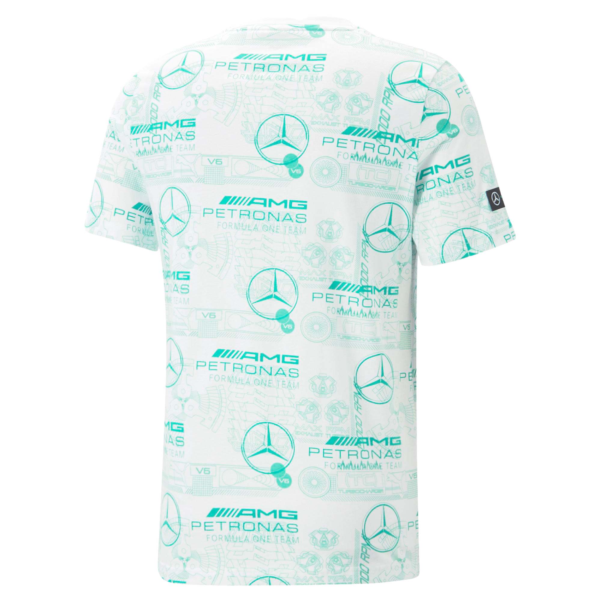 T-Shirt, Mercedes-AMG F1 - weiß, S