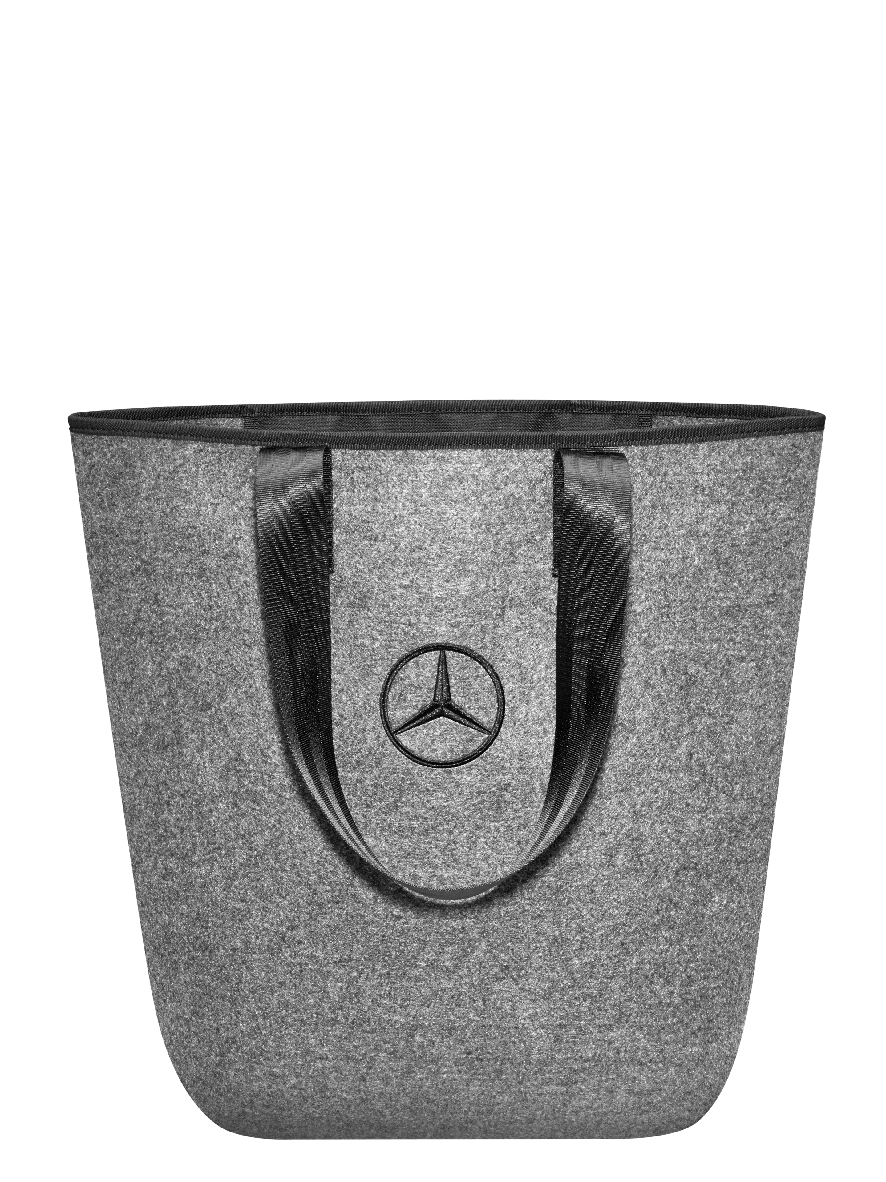 Einkaufstasche - grau / schwarz, Polyester Einkaufstasche - grau / schwarz, Polyester