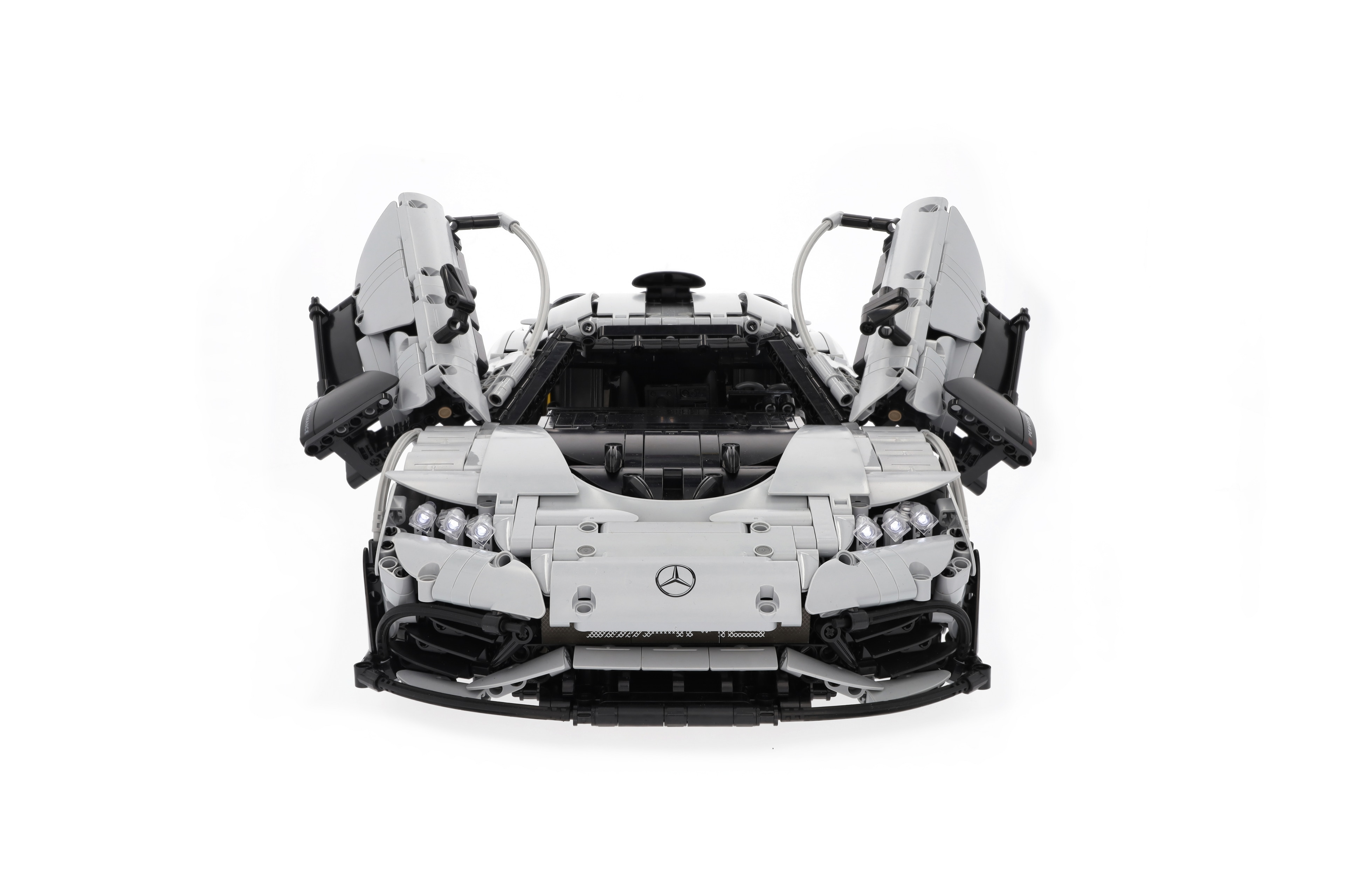 Mercedes-AMG ONE, Klemmbaustein R/C Modell - weiß, CaDa, 1:8 Mercedes-AMG ONE, Klemmbaustein R/C Modell - weiß, CaDa, 1:8