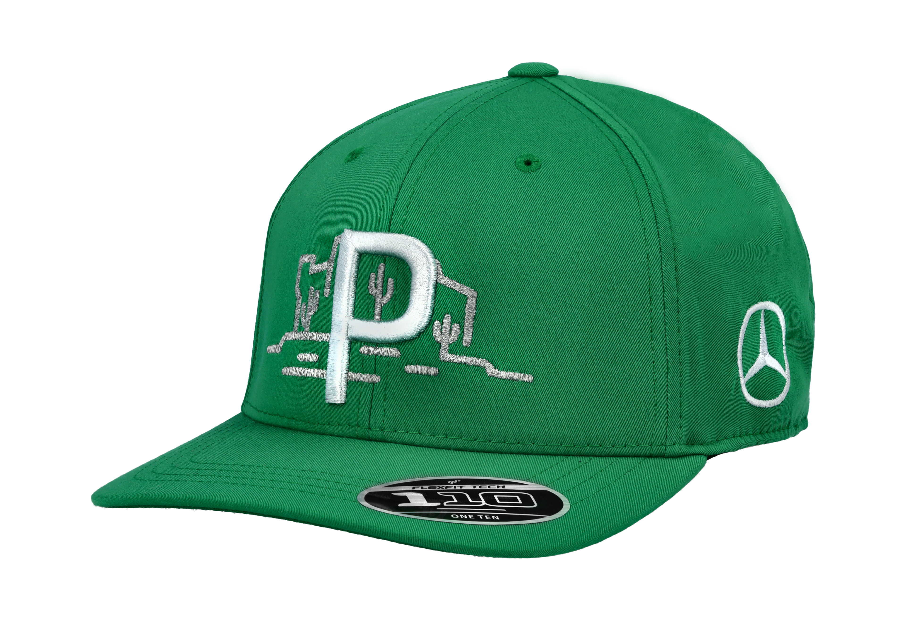 Golf-Cap - grün, Polyester / Elasthan