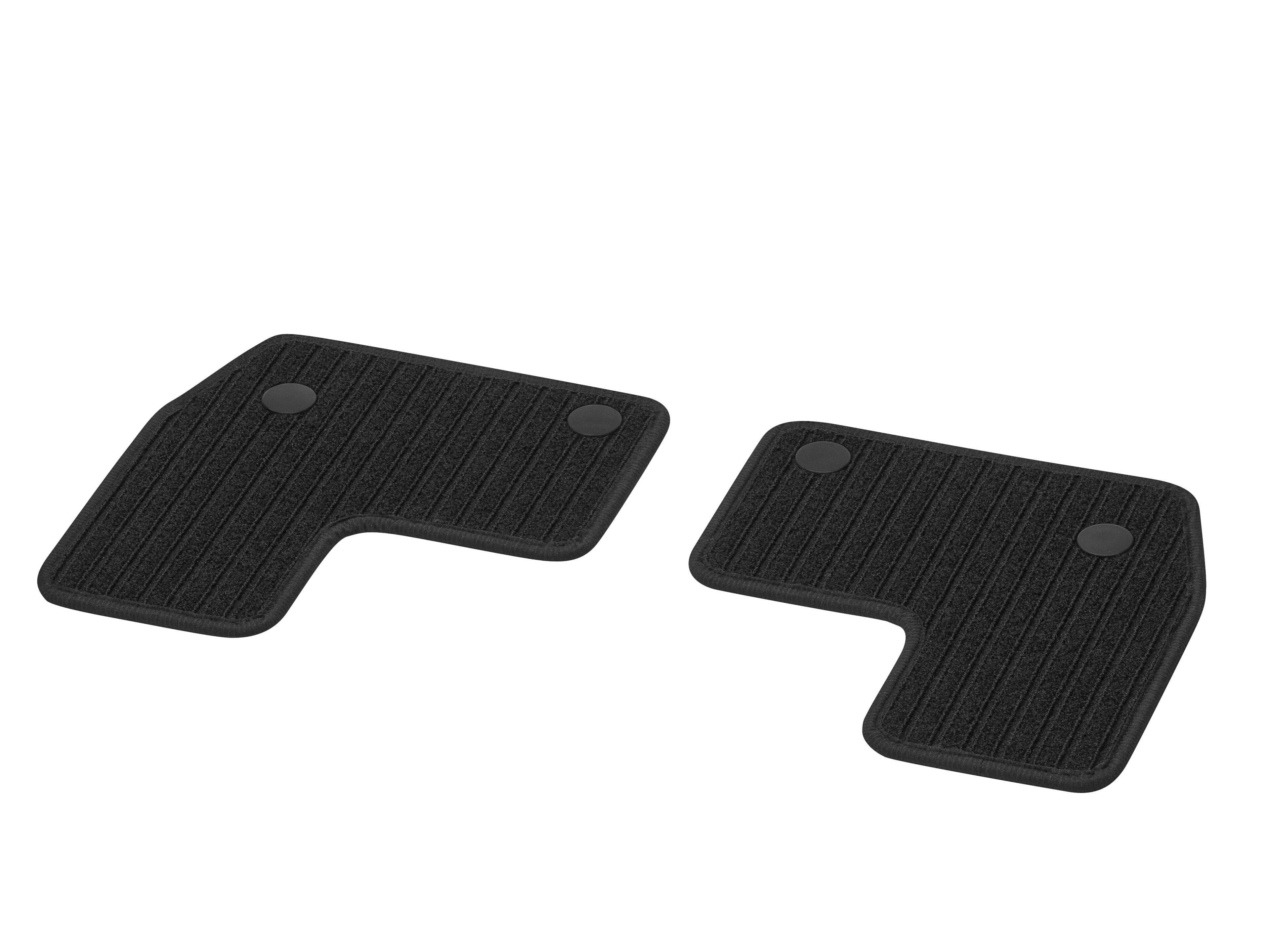 Ripsmatten, CLASSIC, 3. Sitzreihe, 2-teilig - LL/RL, schwarz