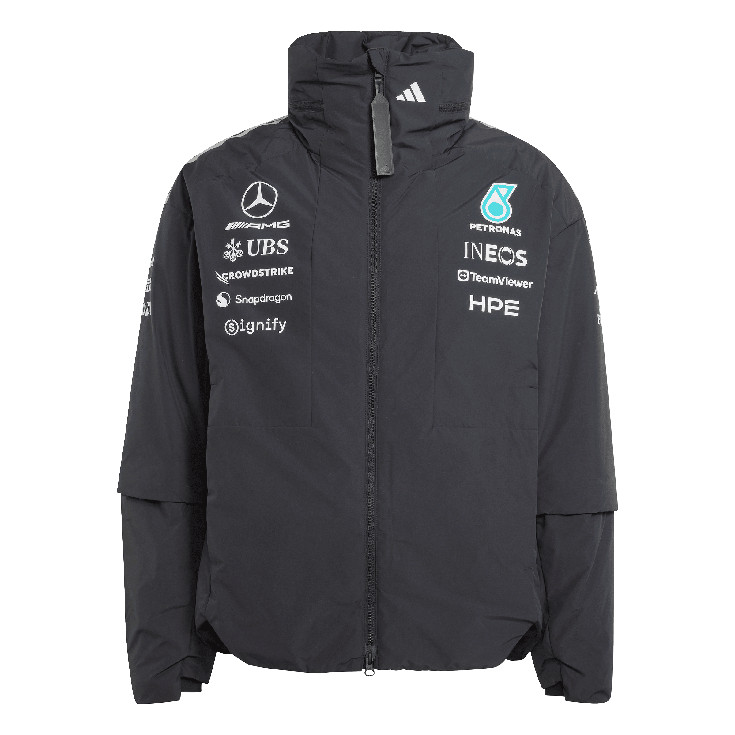 Jacke Herren, Team, Mercedes-AMG F1 - schwarz, XS