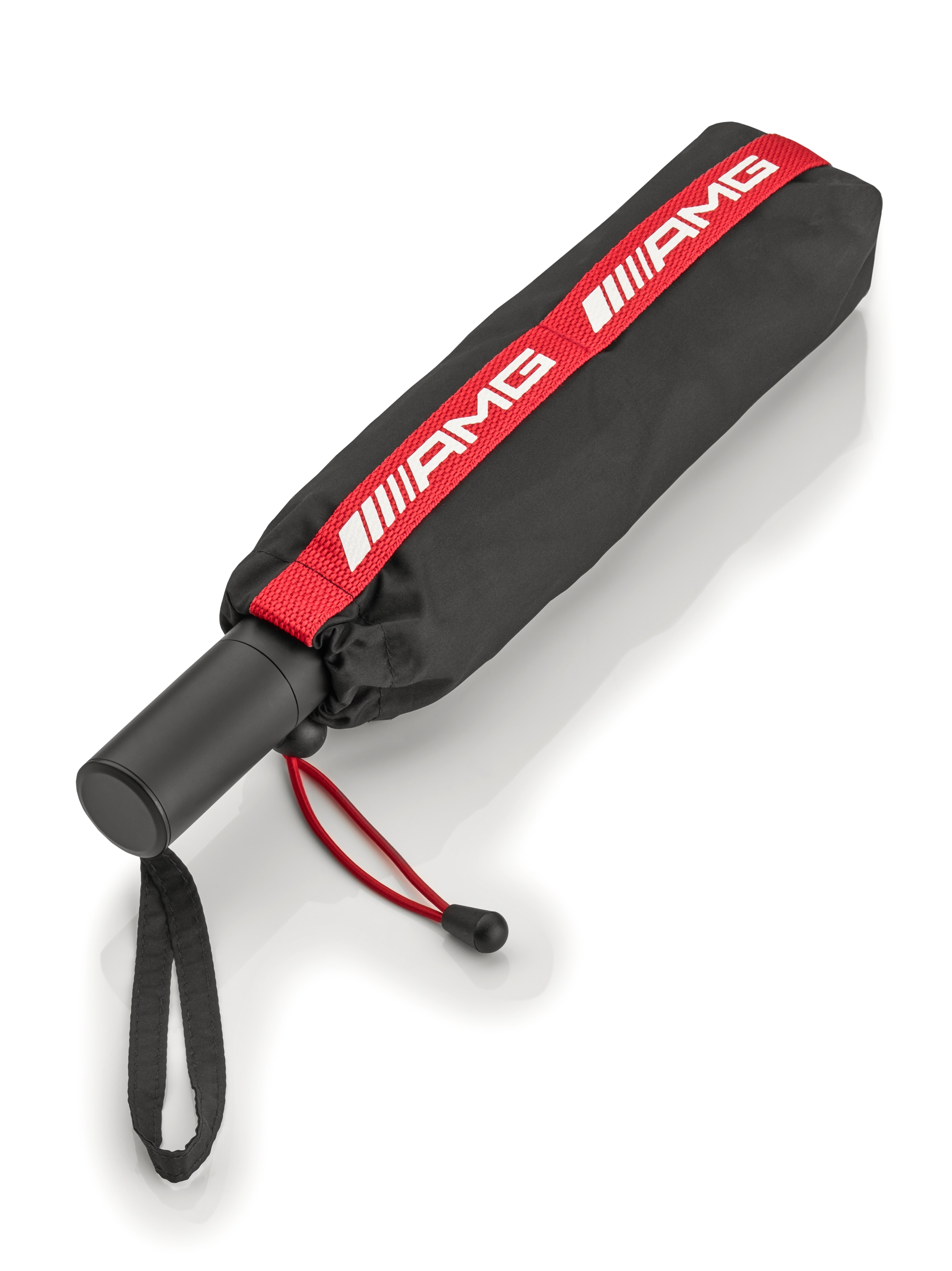 AMG Taschenschirm - schwarz, Polyester