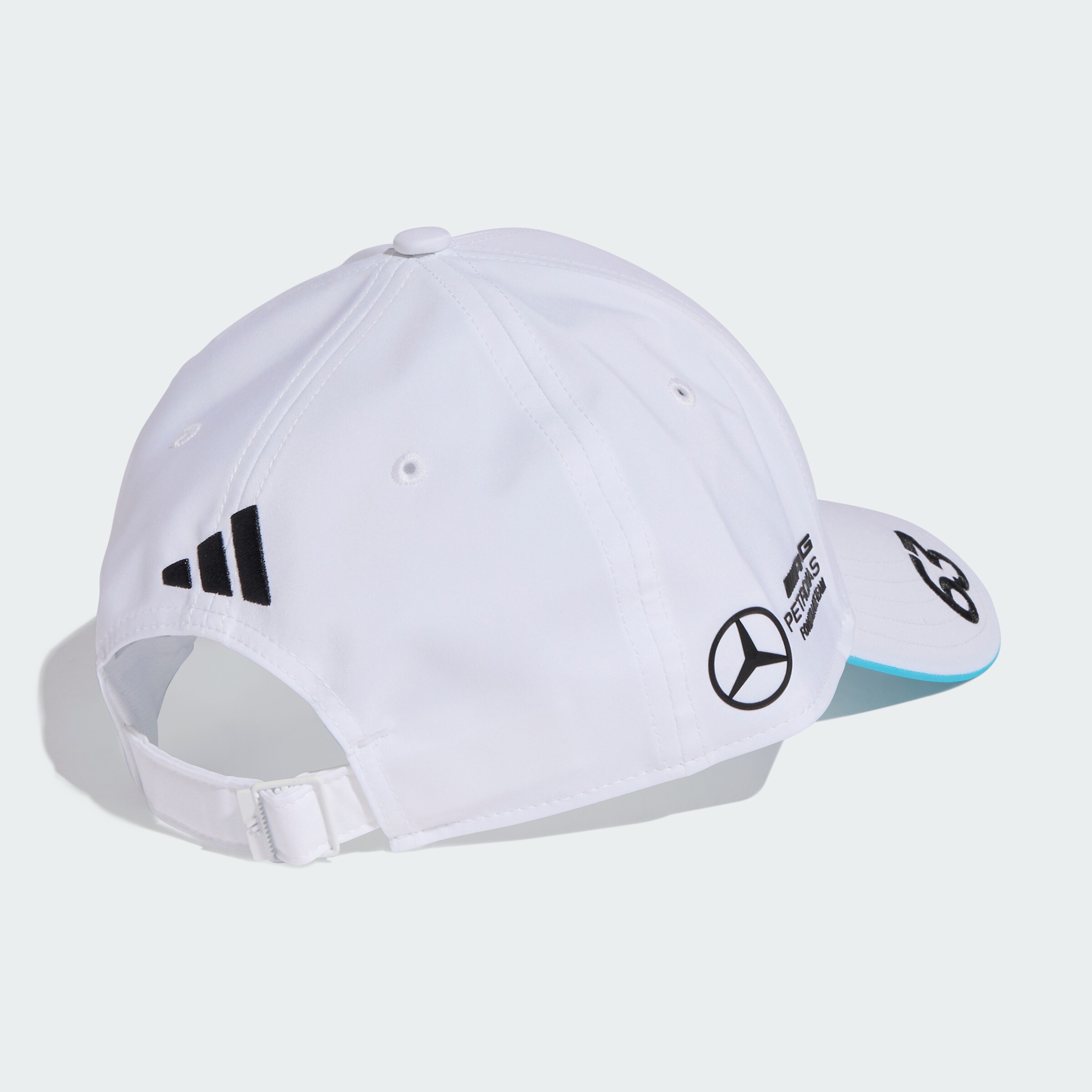 Cap, George Russell, Mercedes-AMG F1 - weiß, Polyester (recycelt)