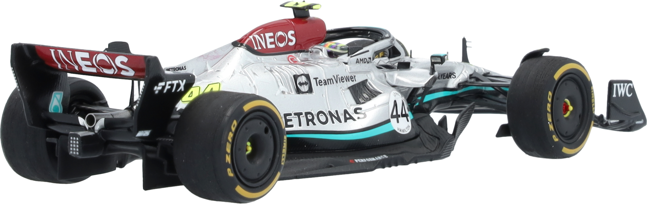 MERCEDES AMG PETRONAS Formula One™ Team, Lewis Hamilton, Saison 2022 - petronasgrün, Minimax, 1:43