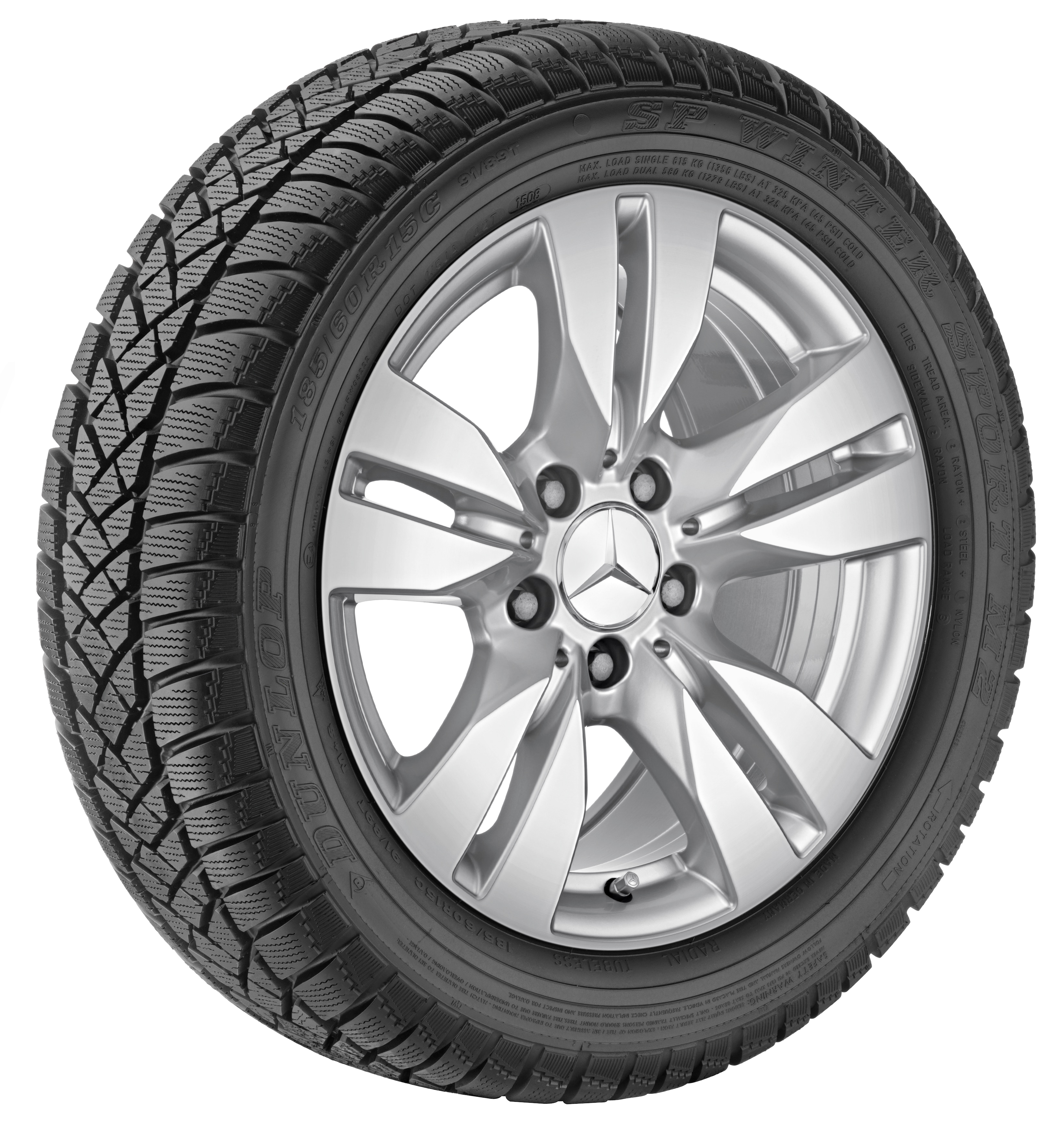 5-Doppelspeichen-Rad, 43,2 cm (17 Zoll)