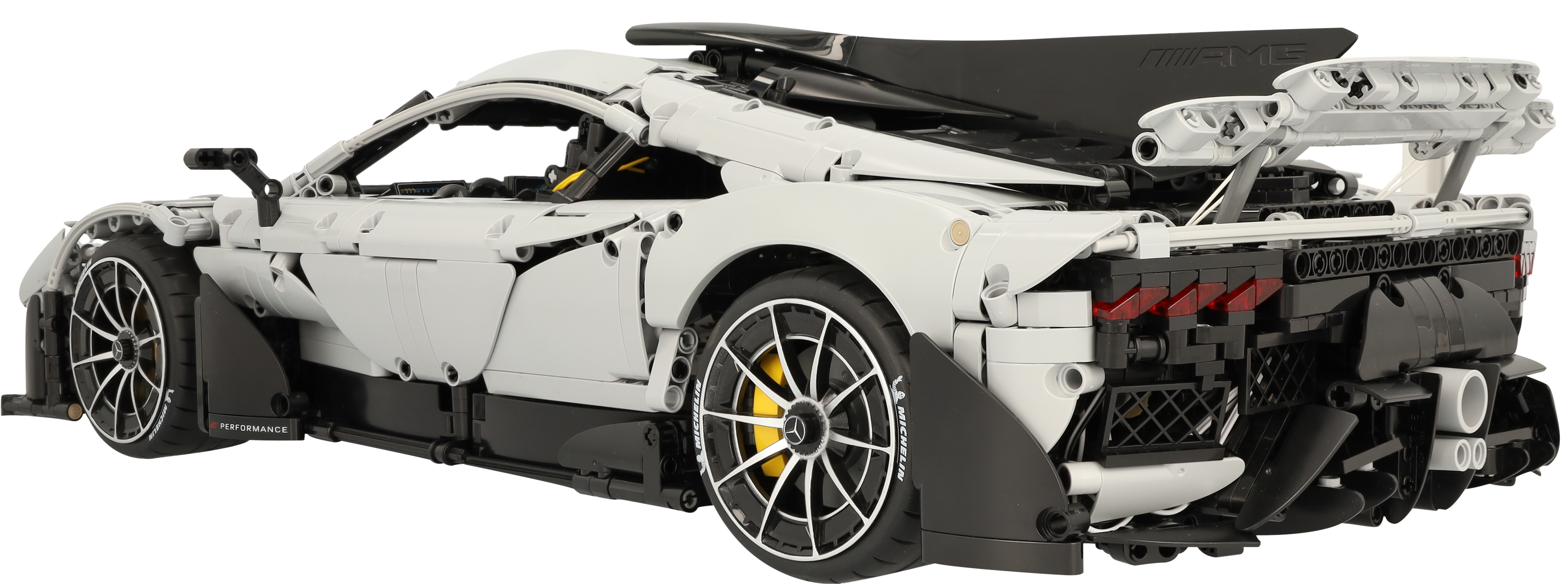 Mercedes-AMG ONE, Klemmbaustein R/C Modell - weiß, CaDa, 1:8 Mercedes-AMG ONE, Klemmbaustein R/C Modell - weiß, CaDa, 1:8