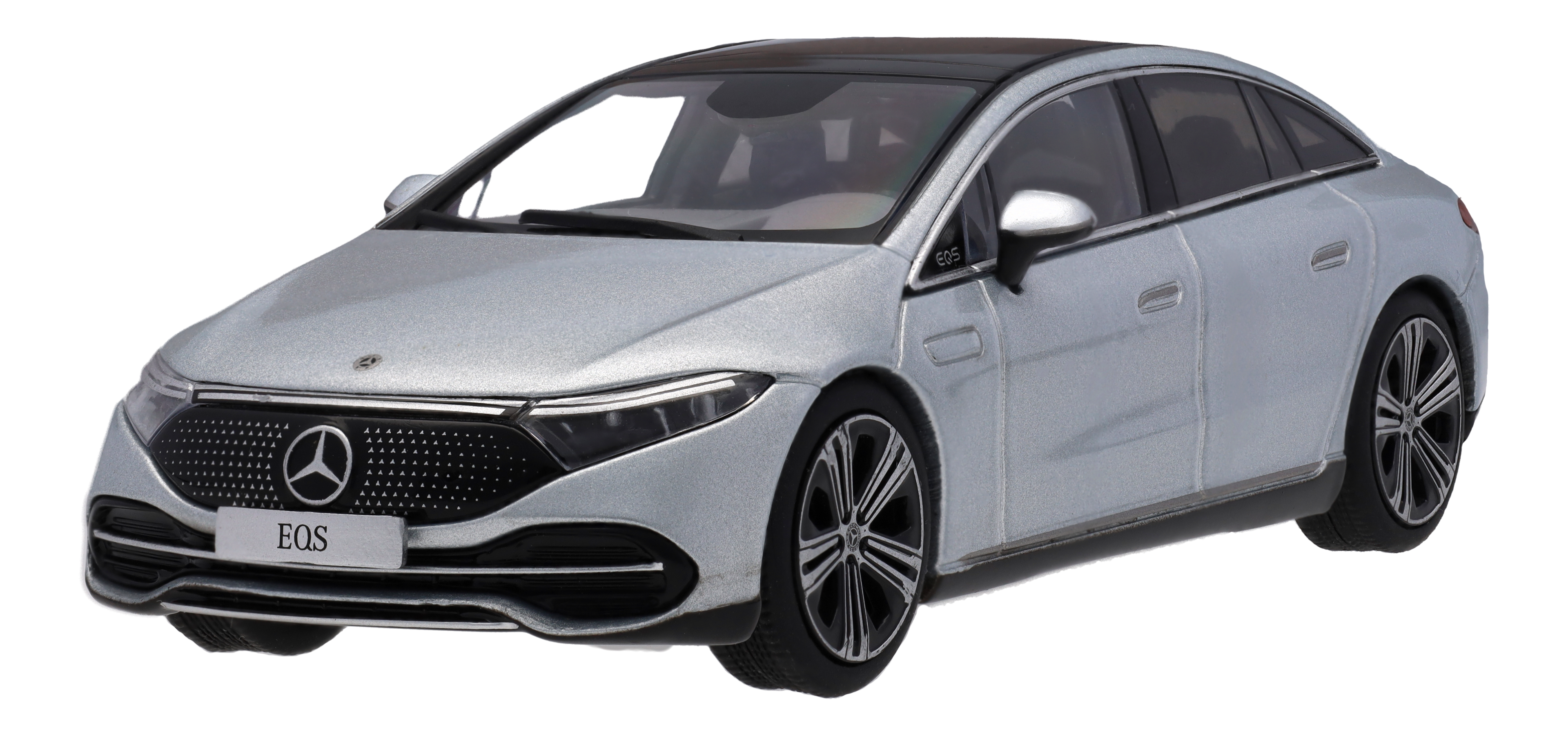 EQS, Limousine, V297 - hightechsilber, Herpa, 1:43
