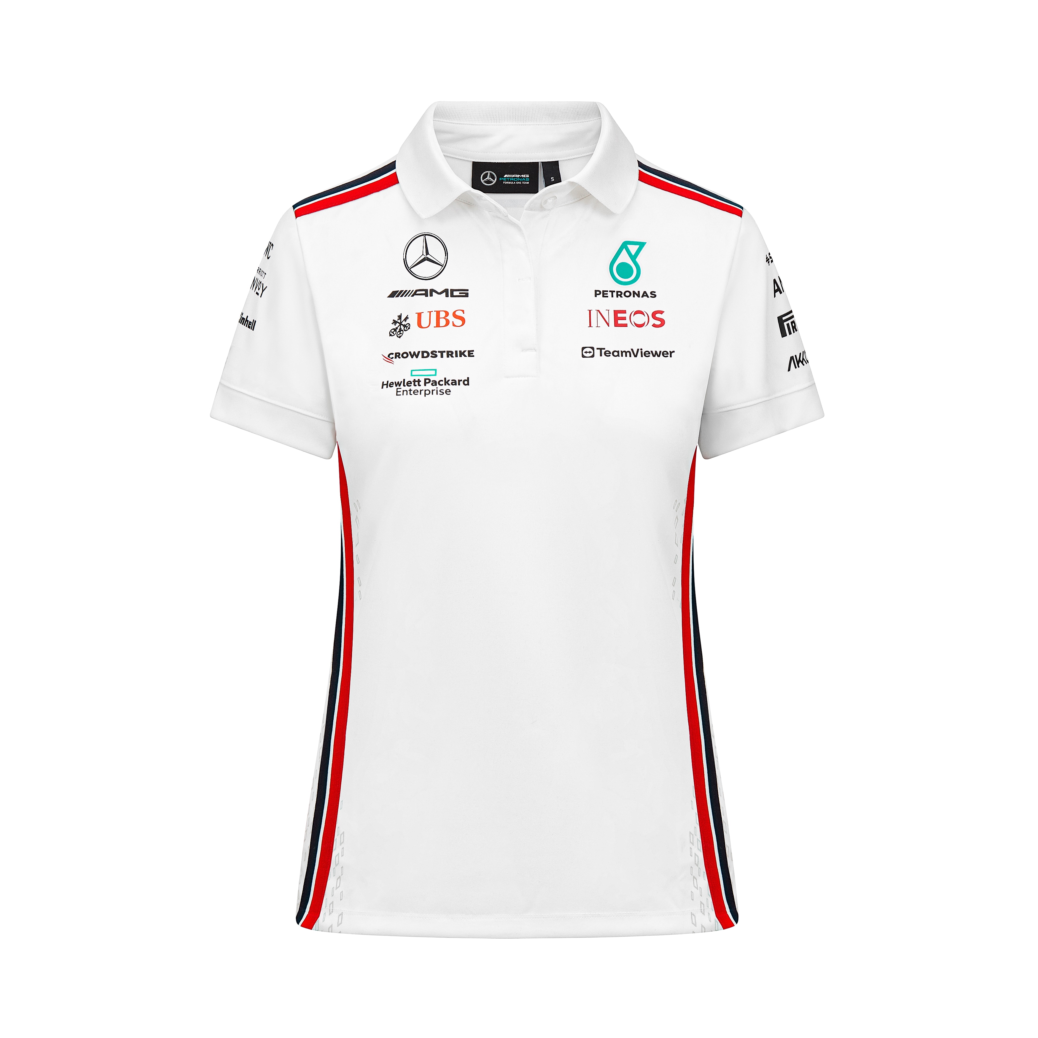 Poloshirt Damen, Team, Mercedes-AMG F1 - weiß, XL