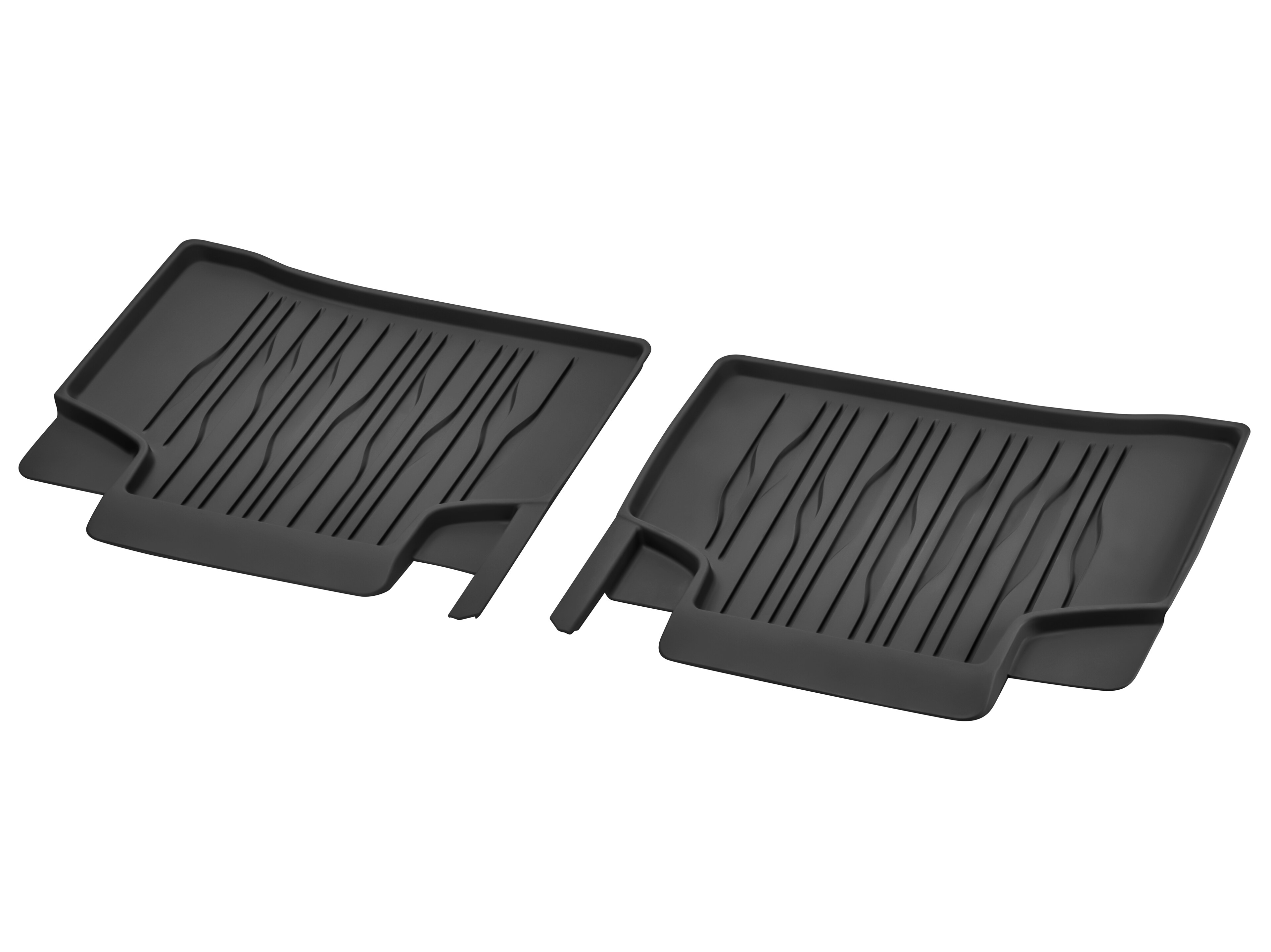 Allwettermatten, Dynamic Lines, Fond, 2-teilig - LL/RL, schwarz