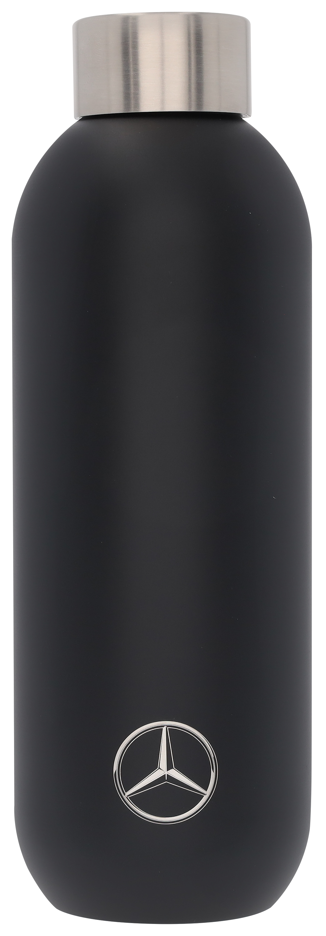 Isoliertrinkflasche - schwarz, Edelstahl / Polypropylen / Silikon, Stelton, 600 ml