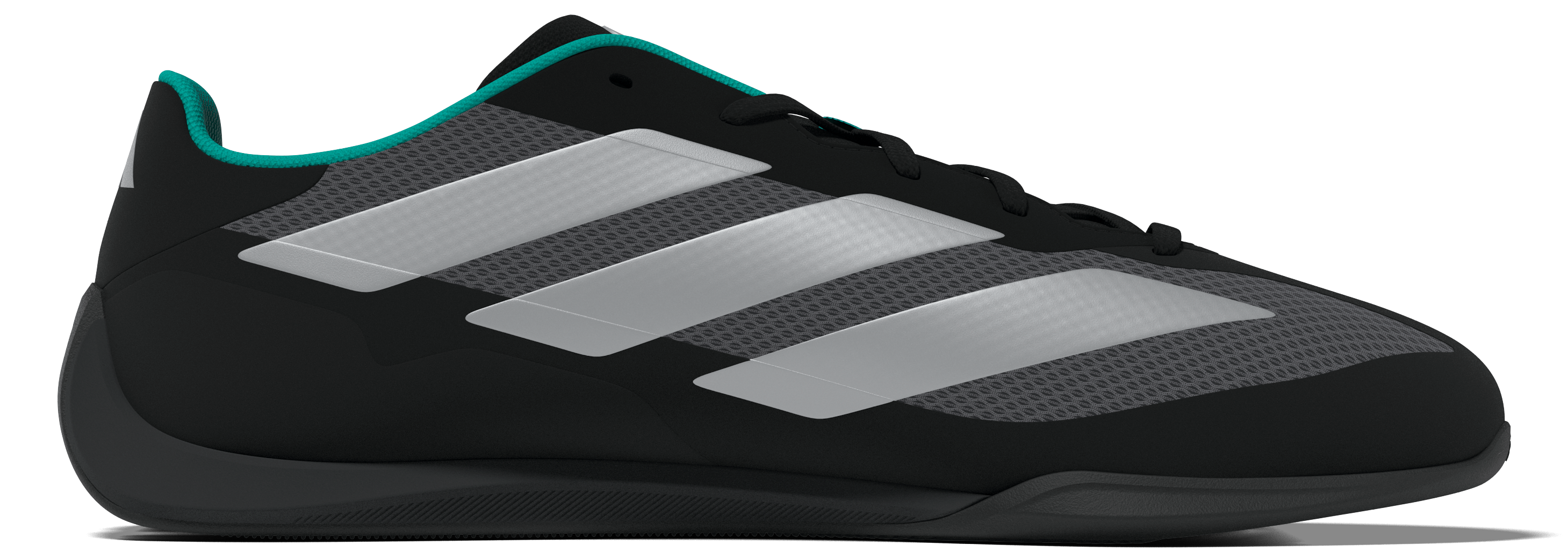 Sneakers, Feroza Base, Mercedes-AMG F1 - schwarz / silberfarben, 8, adidas