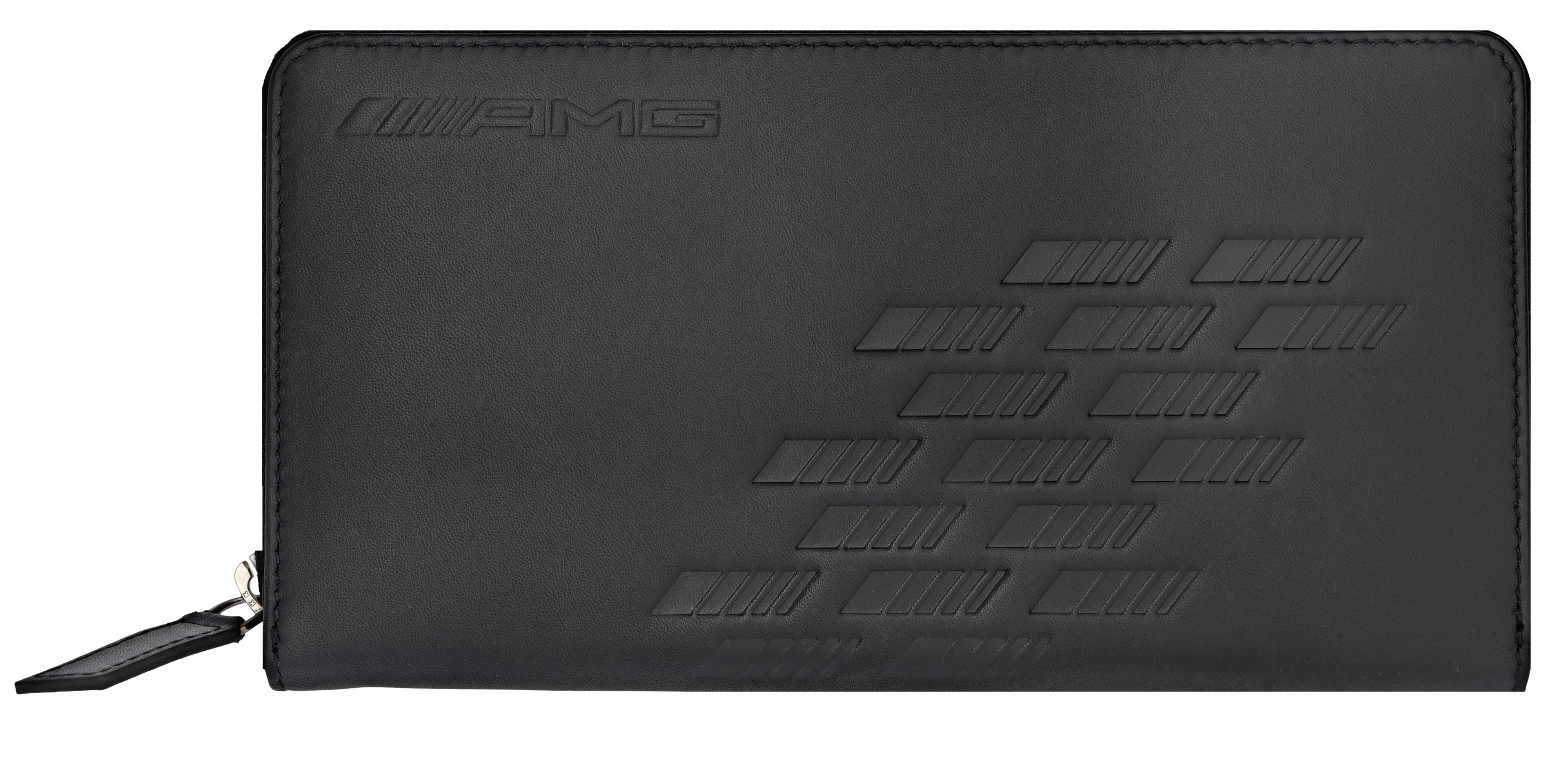 AMG Geldbörse Damen - schwarz, Rindleder / Polyester AMG Geldbörse Damen - schwarz, Rindleder / Polyester