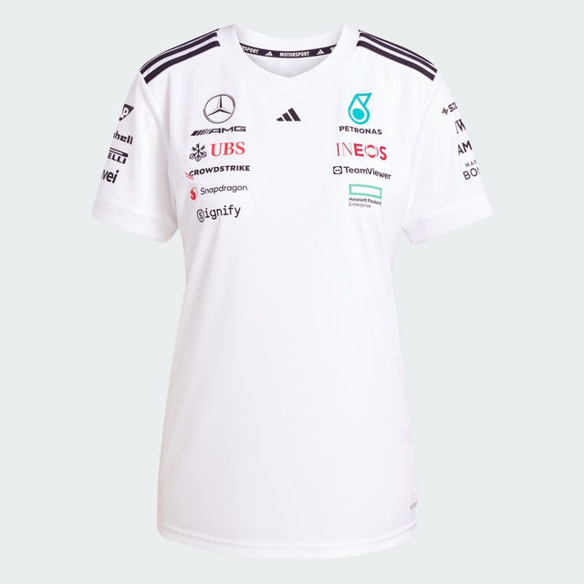 T-Shirt Damen, Fahrer, Mercedes-AMG F1 - weiß, XXL T-Shirt Damen, Fahrer, Mercedes-AMG F1 - weiß, XXL