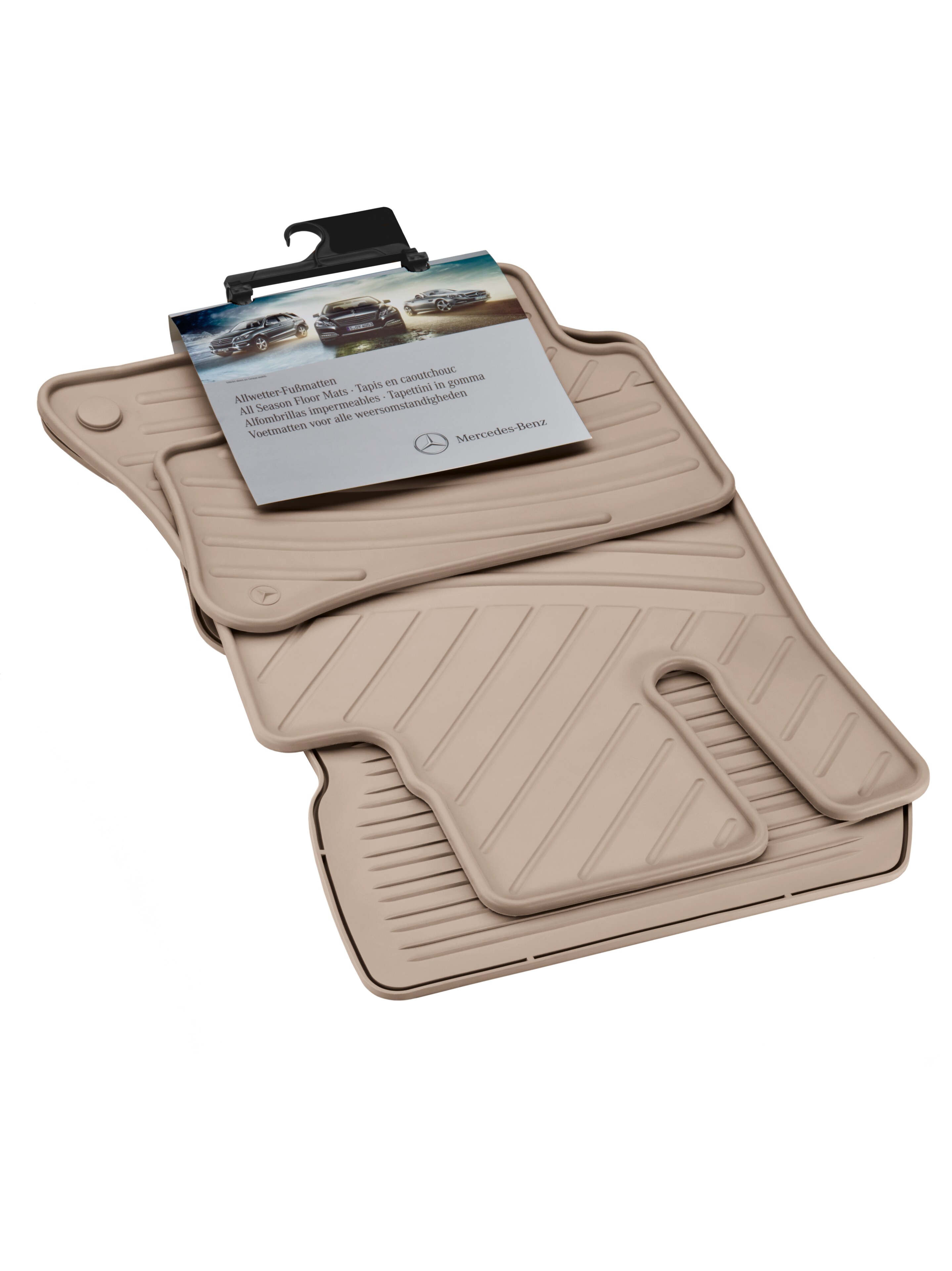 Allwettermatten, CLASSIC, Satz, 4-teilig - LL, seidenbeige