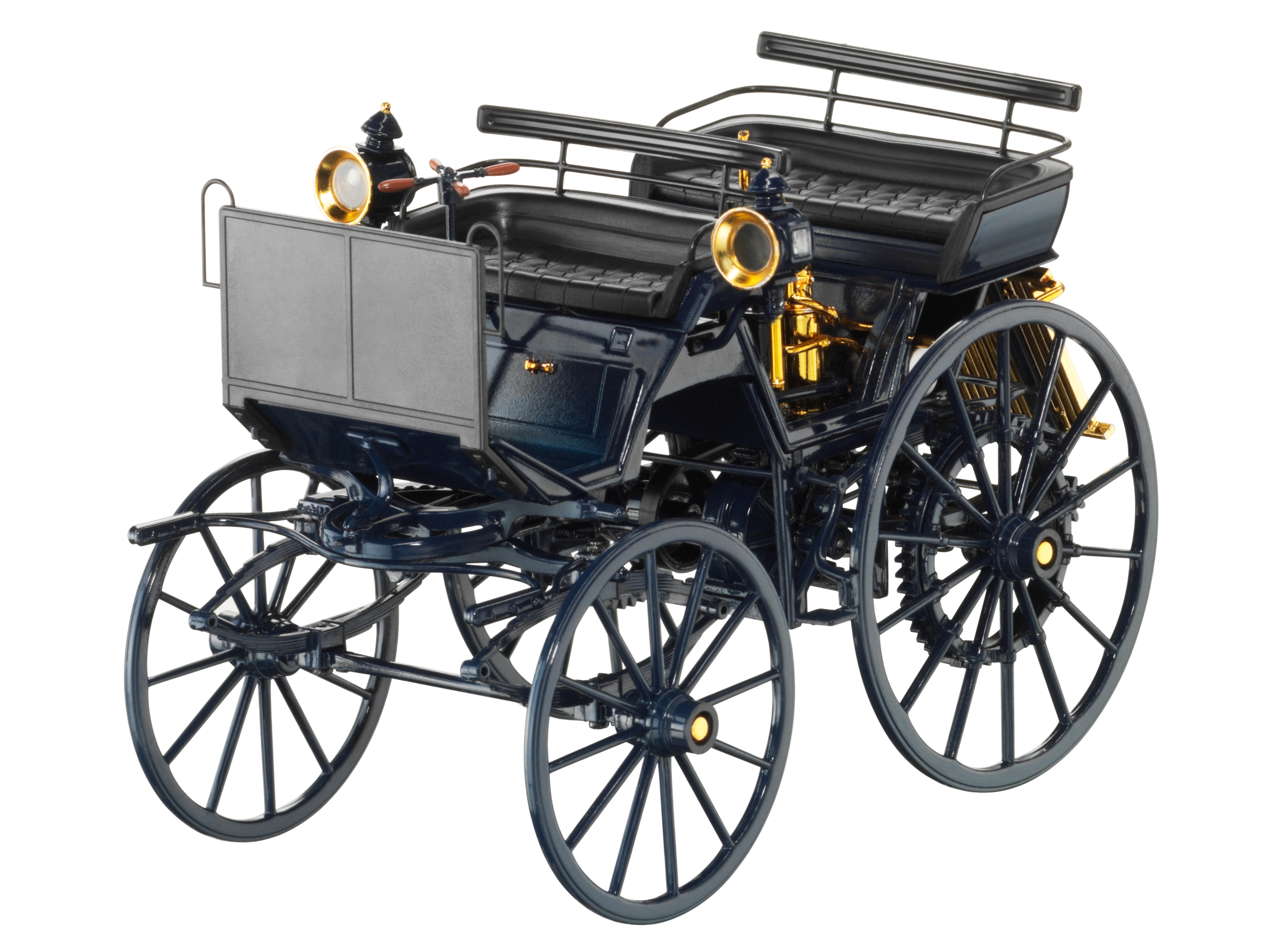 Daimler Motorkutsche (1886) - blau, Norev, 1:18
