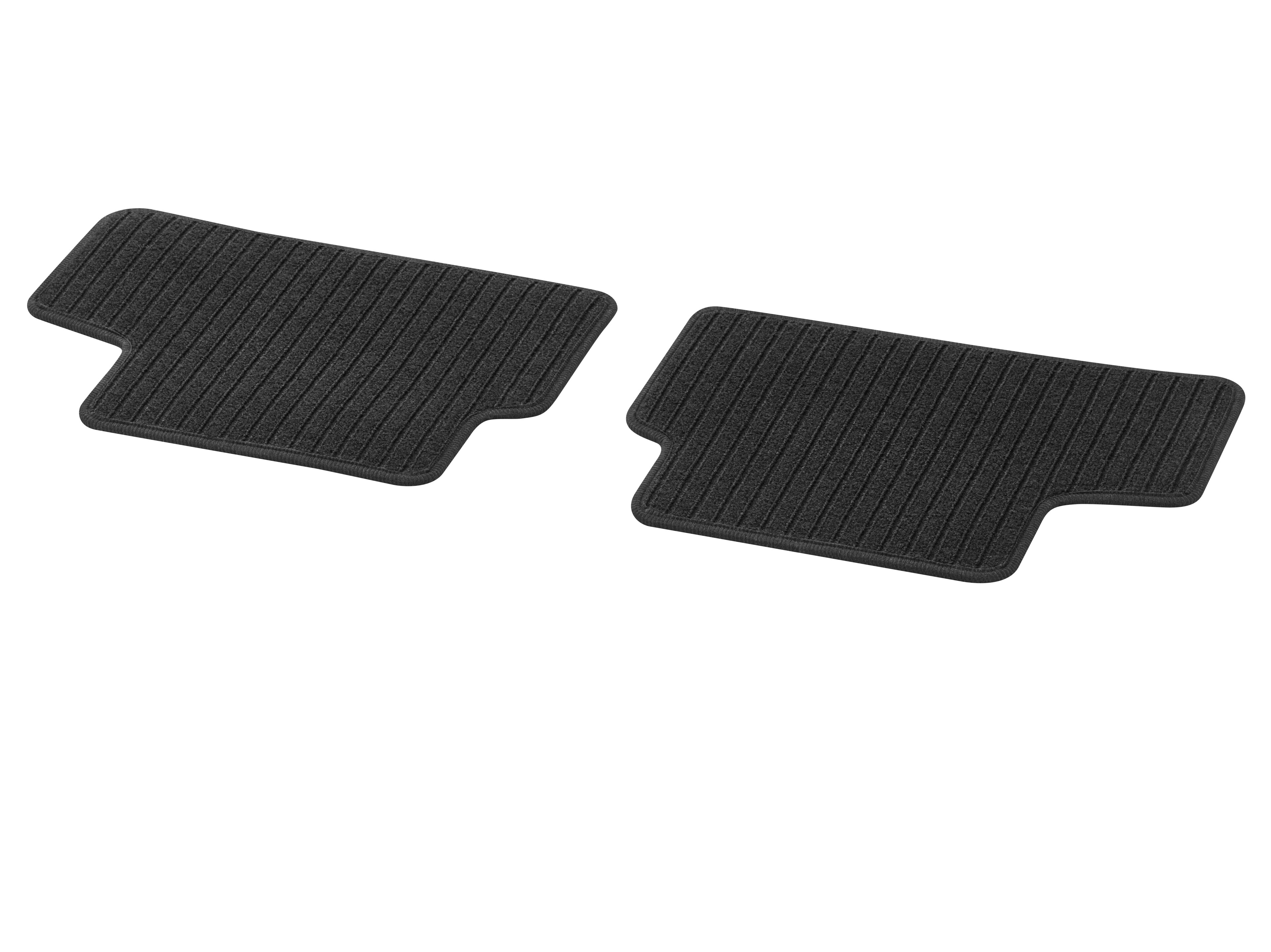 Ripsmatten, CLASSIC, Fond, 2-teilig - LL/RL, schwarz