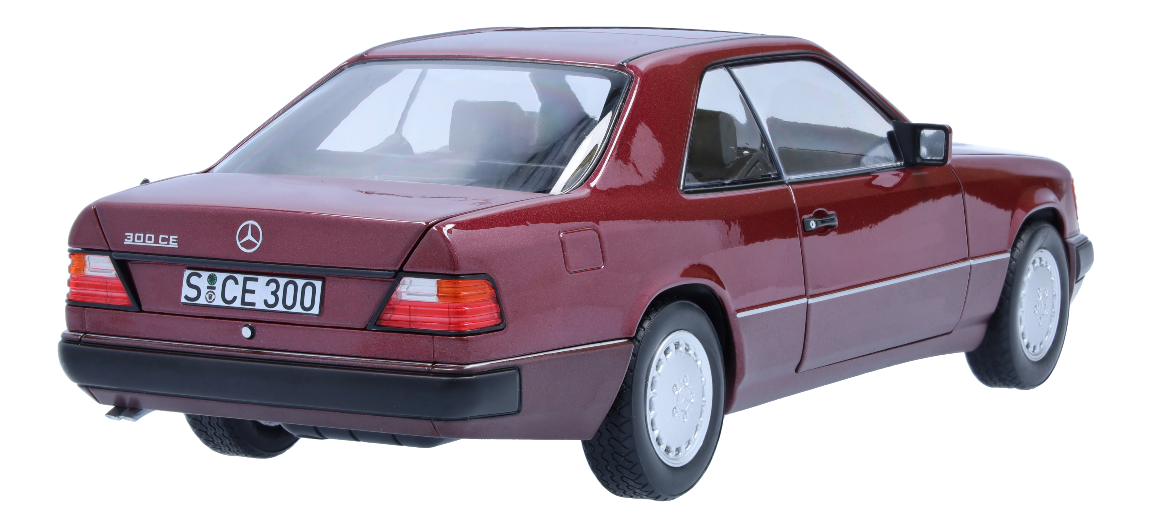 300 CE-24 Coupé C124 (1988-1992) - almandinrot, Norev, 1:18 300 CE-24 Coupé C124 (1988-1992) - almandinrot, Norev, 1:18