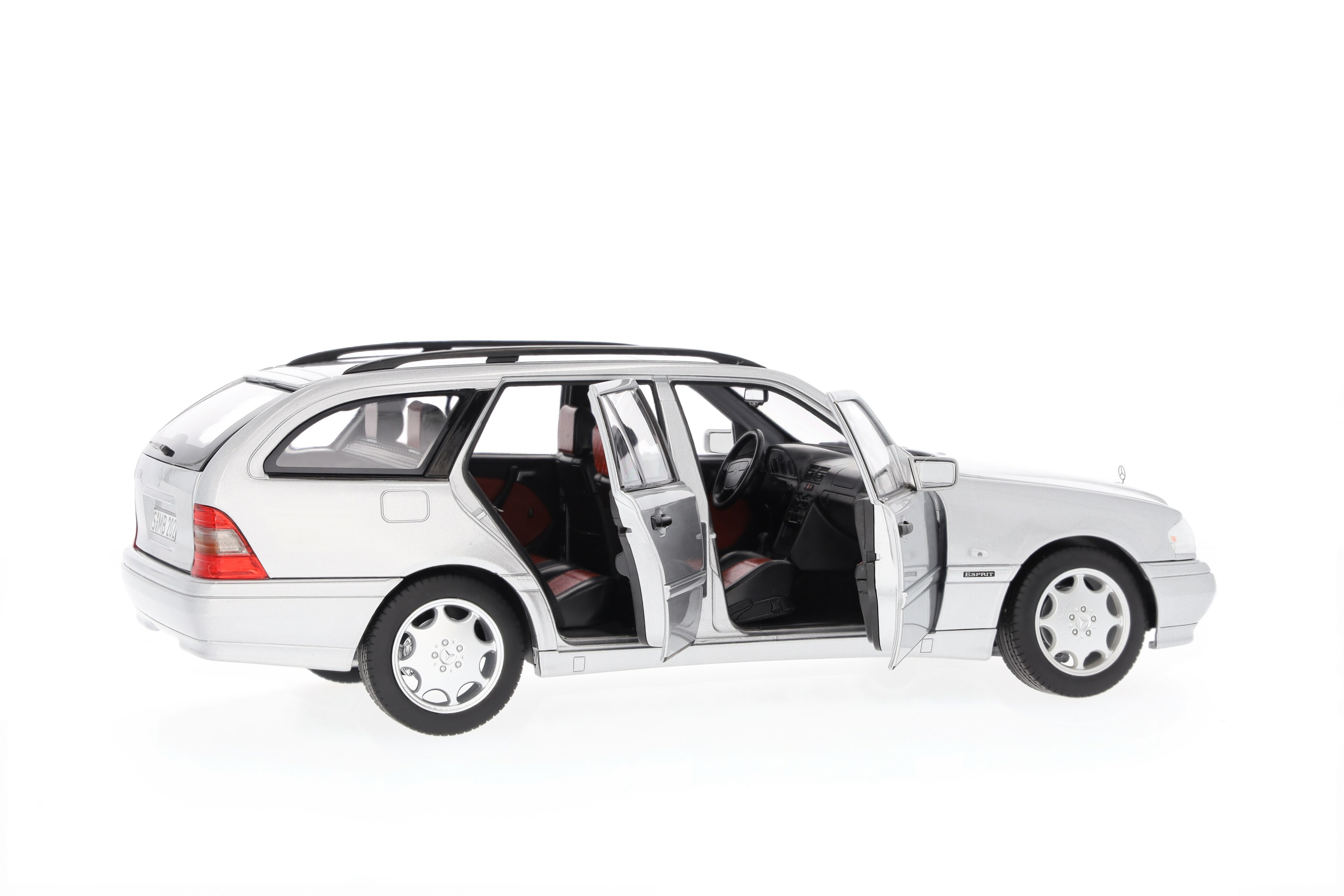 C 200 T-Modell S 202 (1997-2001) - brillantsilber, Norev, 1:18