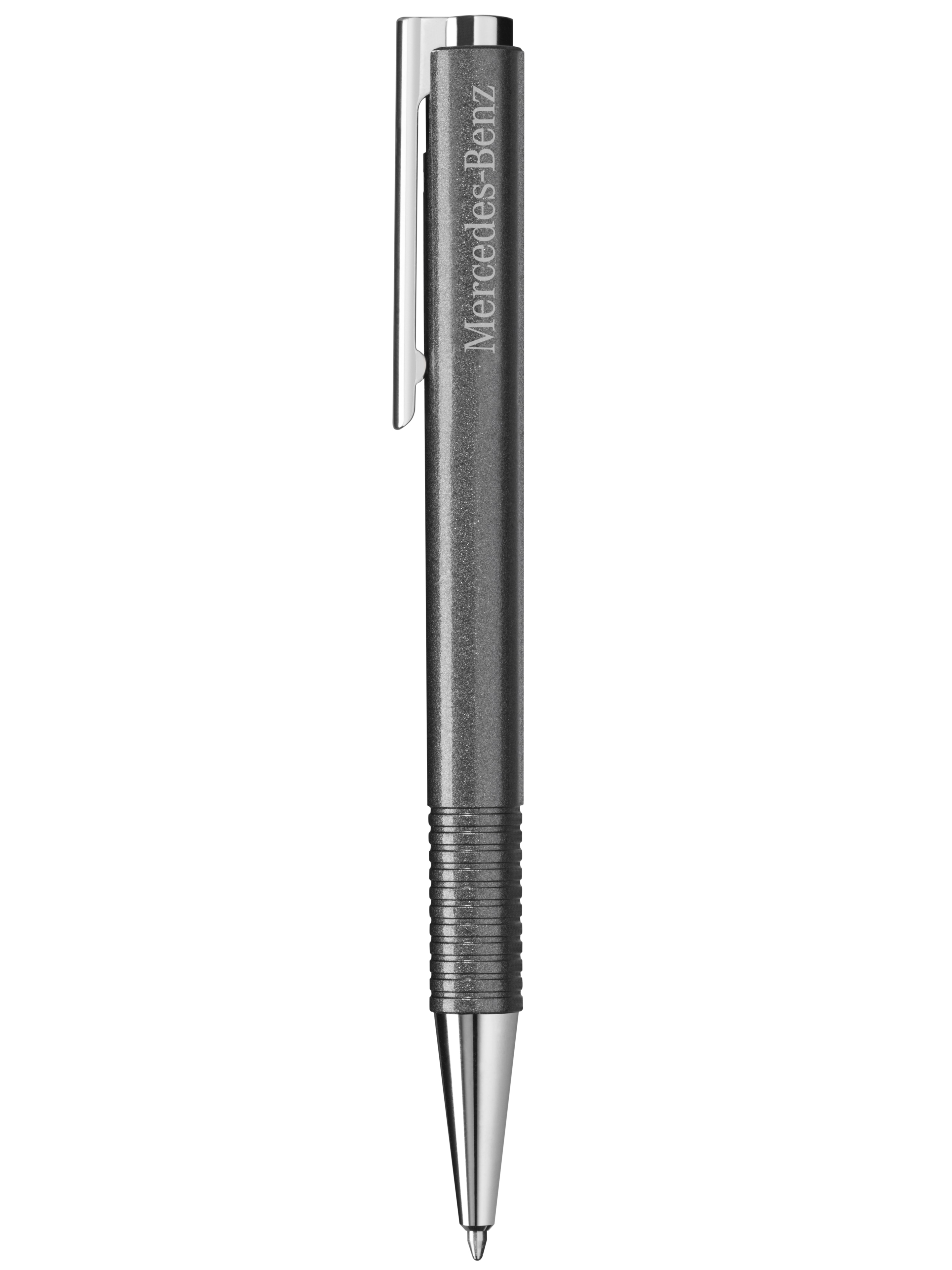 Kugelschreiber, LAMY logo - mountaingrau / silberfarben, Kunststoff / Edelstahl, Lamy Kugelschreiber, LAMY logo - mountaingrau / silberfarben, Kunststoff / Edelstahl, Lamy