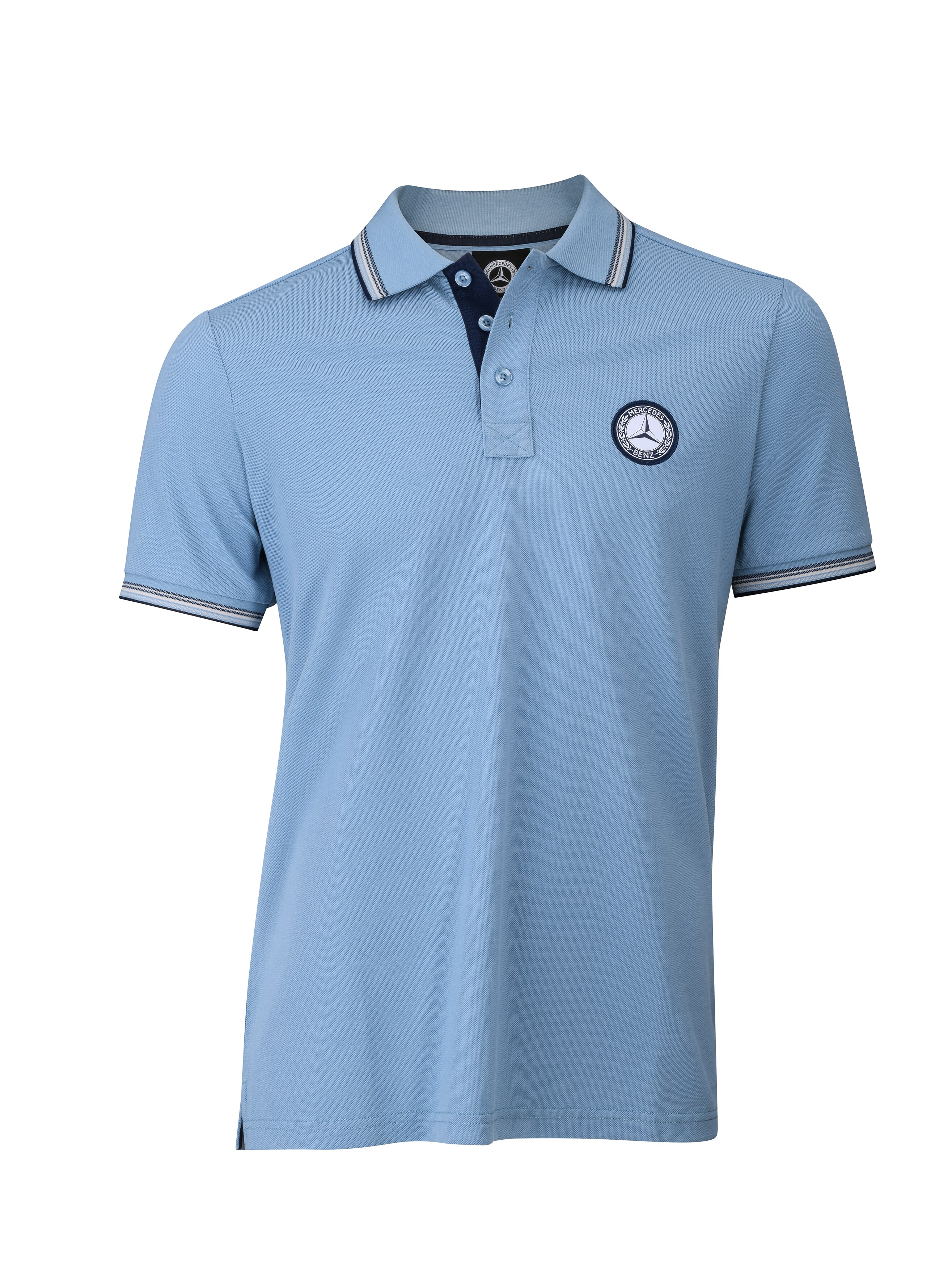 Poloshirt Herren - vintageblau, XXL