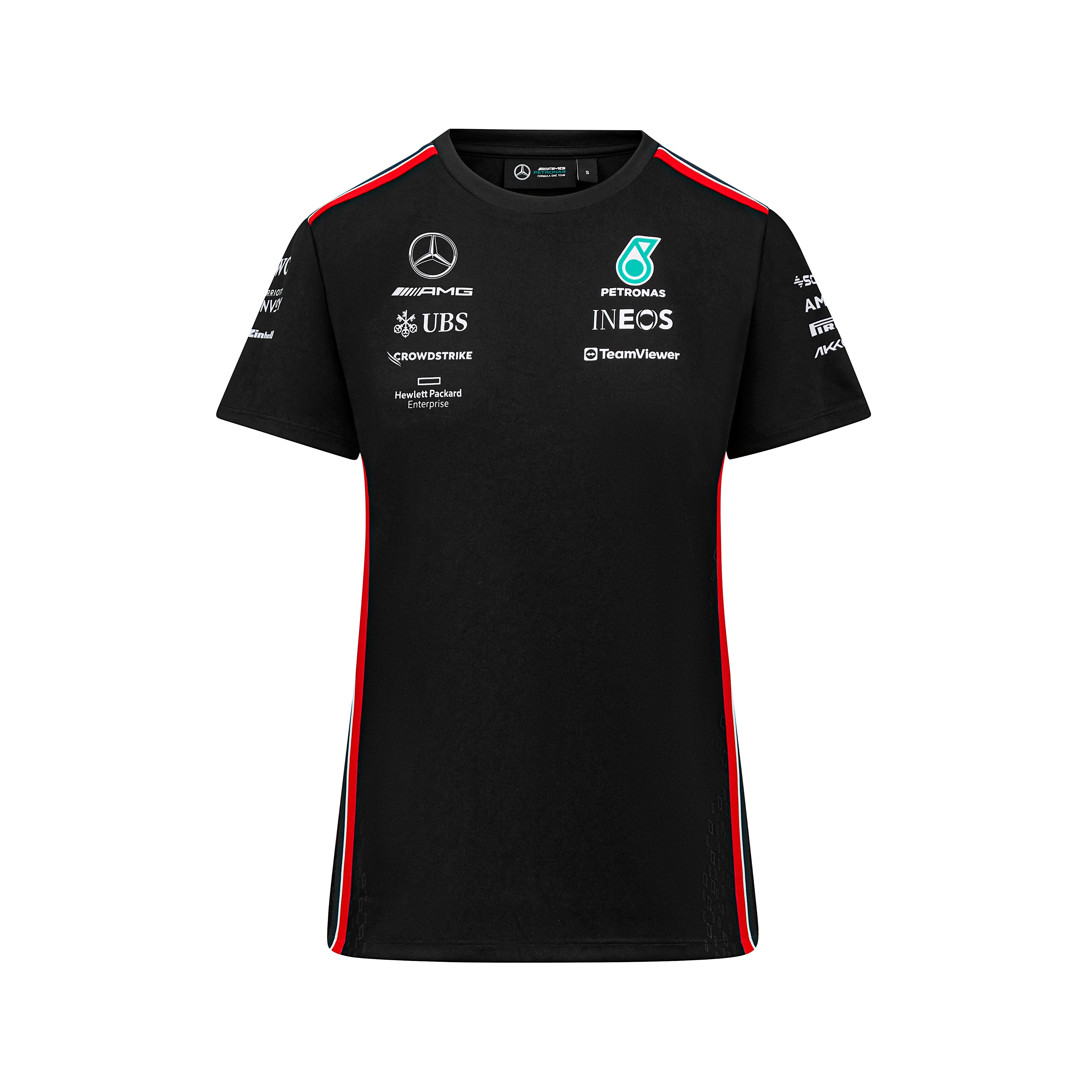 T-Shirt Damen, Team, Mercedes-AMG F1 - schwarz, XS