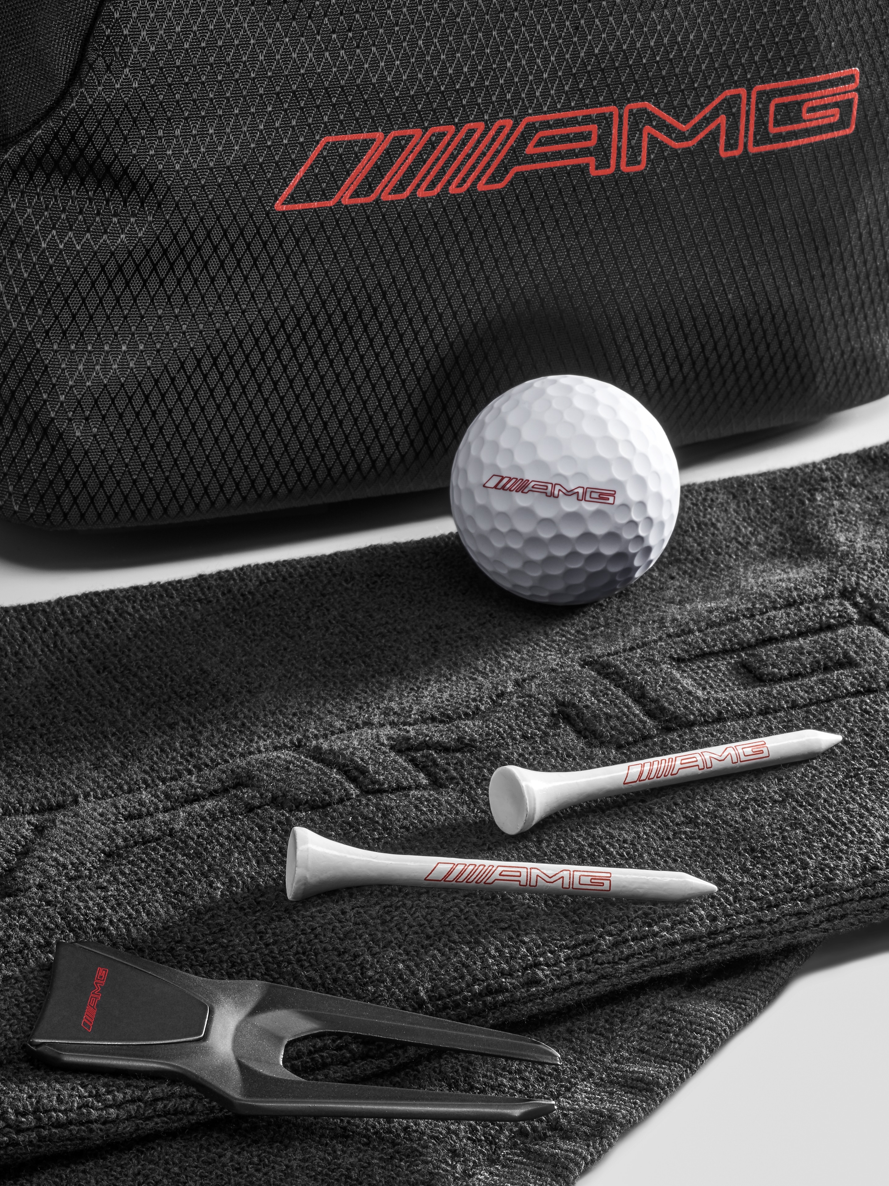 AMG Golf-Geschenkset - schwarz, Polyamid AMG Golf-Geschenkset - schwarz, Polyamid