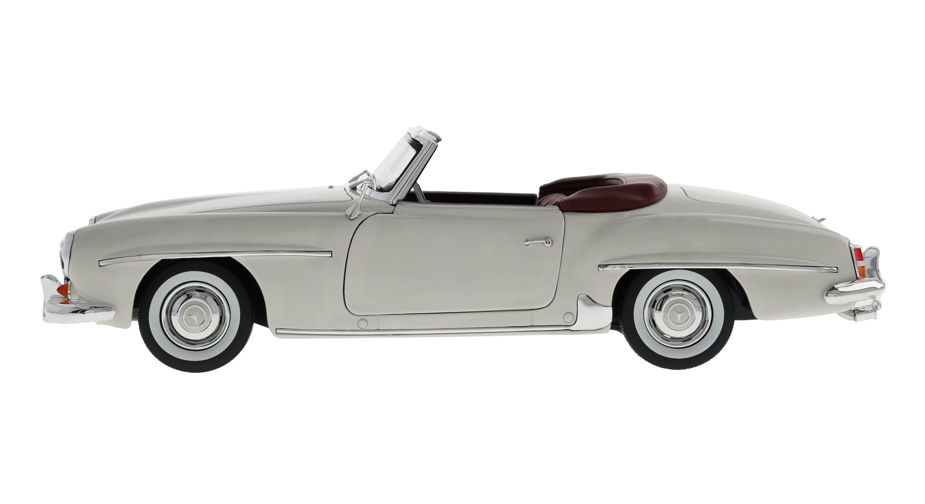 190 SL Roadster W 121 (1954-1963) - weißgrau, Norev, 1:18