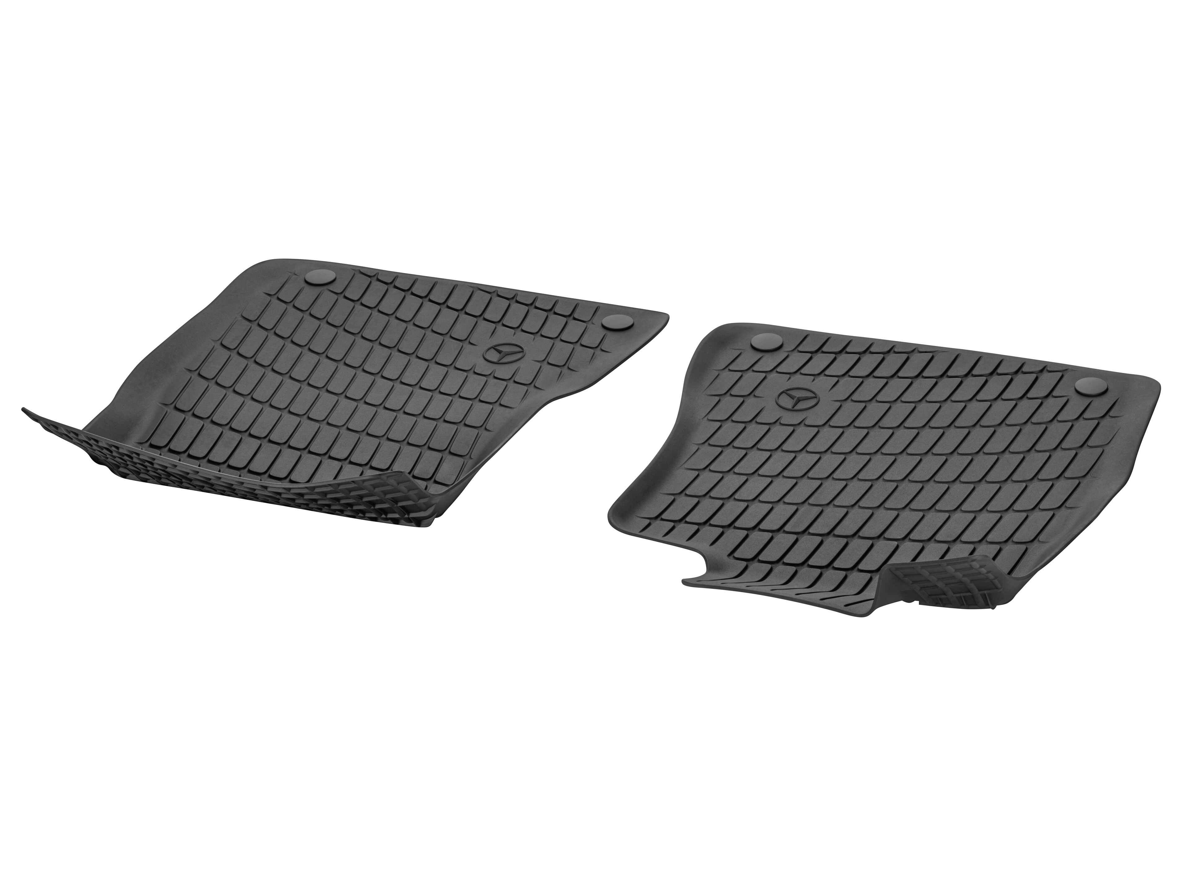 Allwettermatten, Dynamic Squares, Fahrer-/Beifahrermatte, 2-teilig - RL, schwarz
